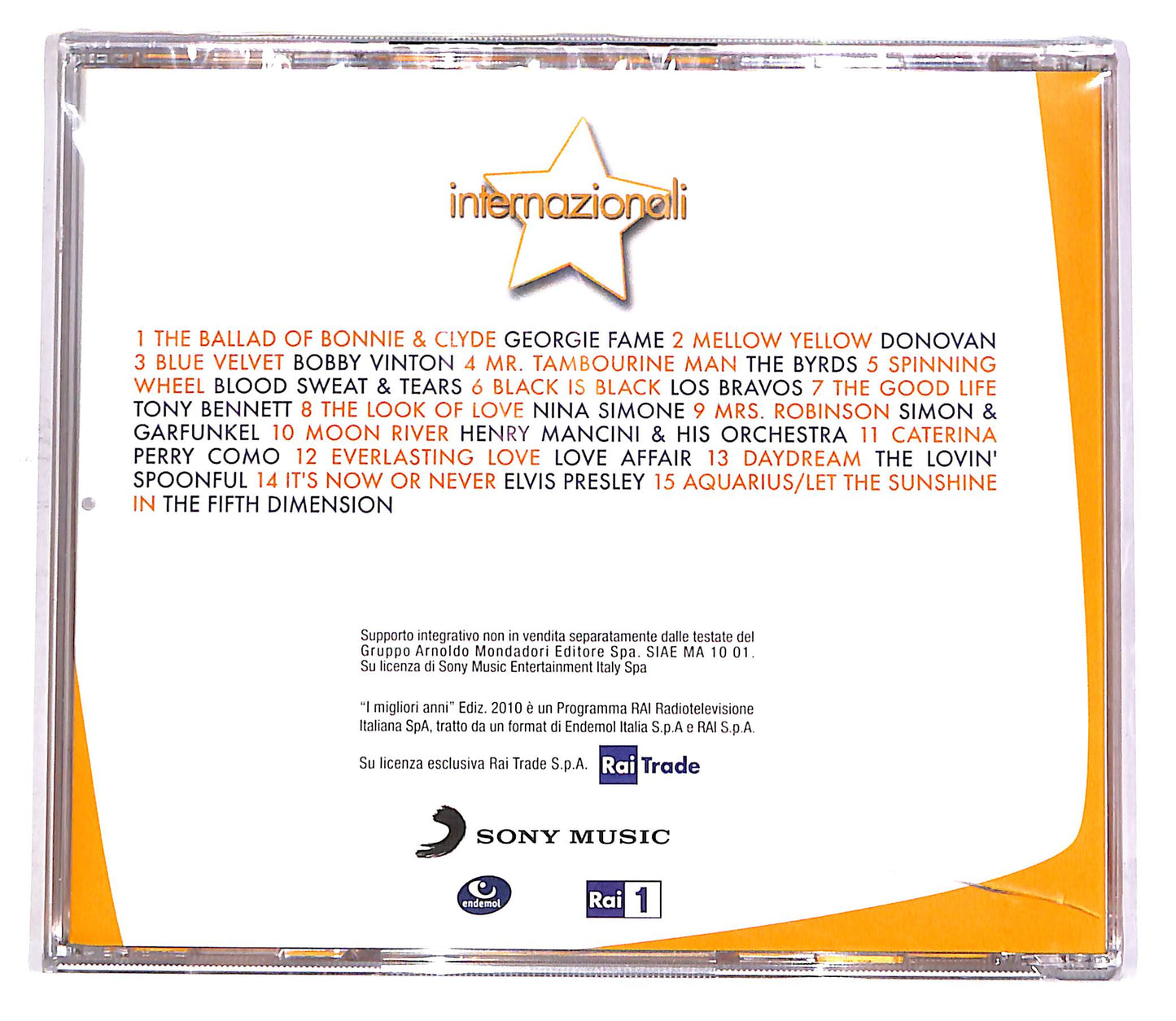 EBOND Various - I Migliori Anni 60 Internazionali EDITORIALE CD CD049128