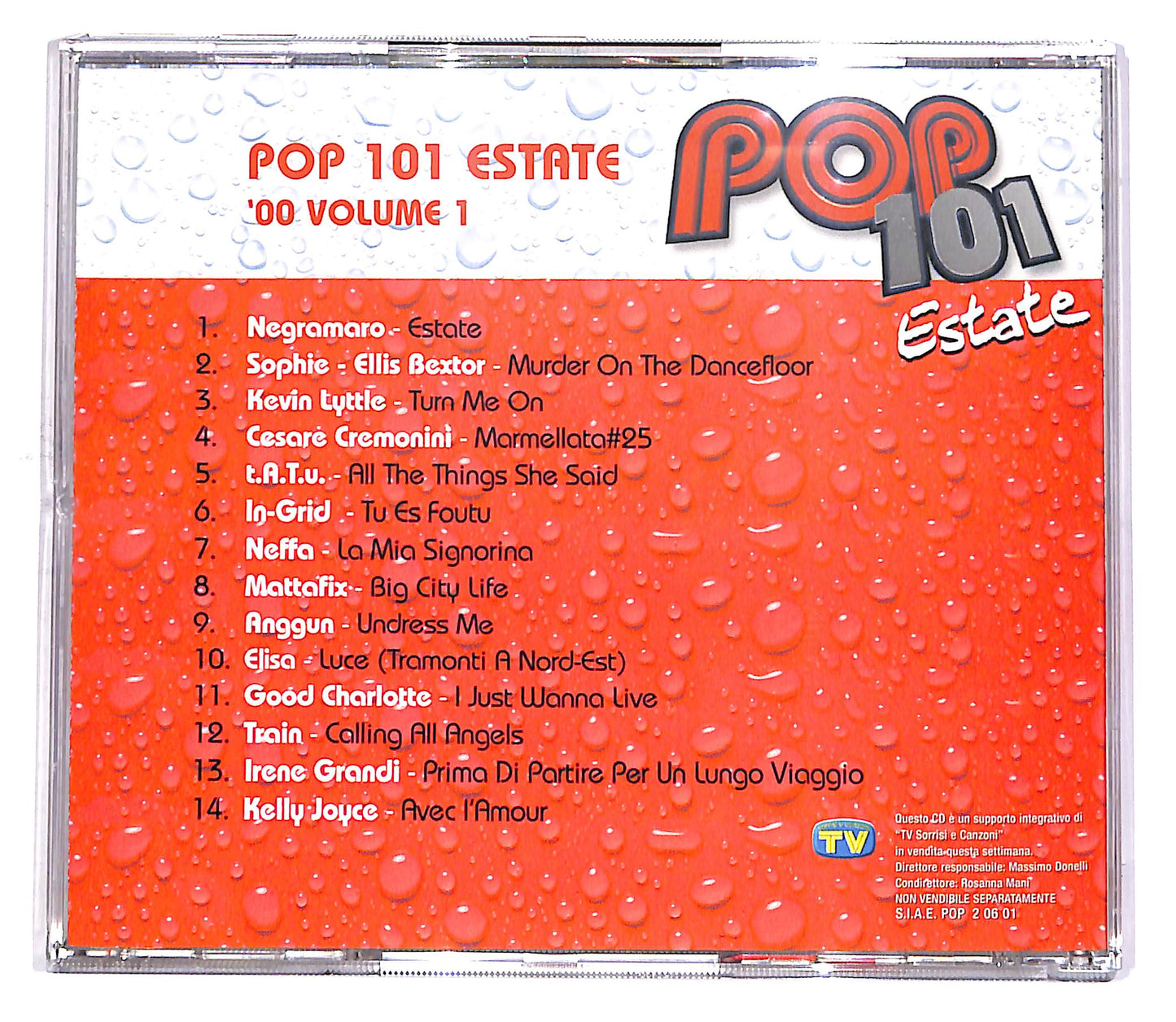 EBOND Various - Pop 101 Estate '00 Vol. 1 EDITORIALE CD CD049130