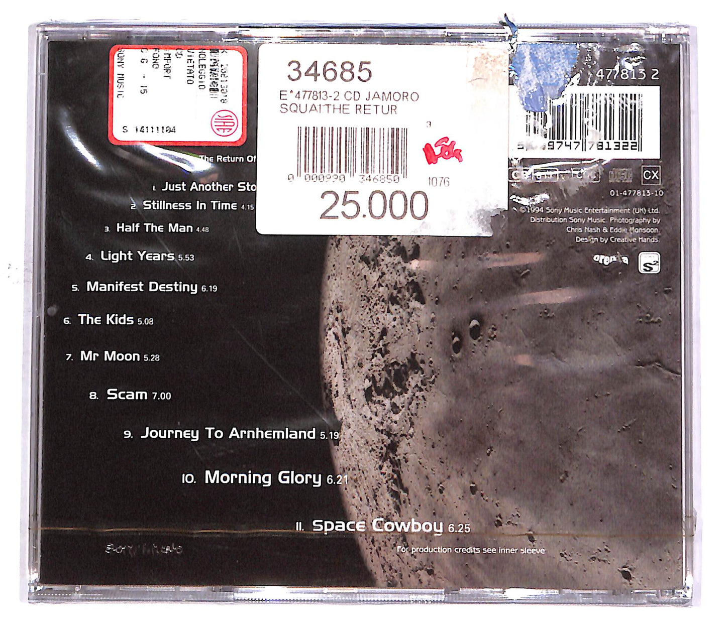 EBOND Jamiroquai - The Return Of The Space Cowboy CD CD049249