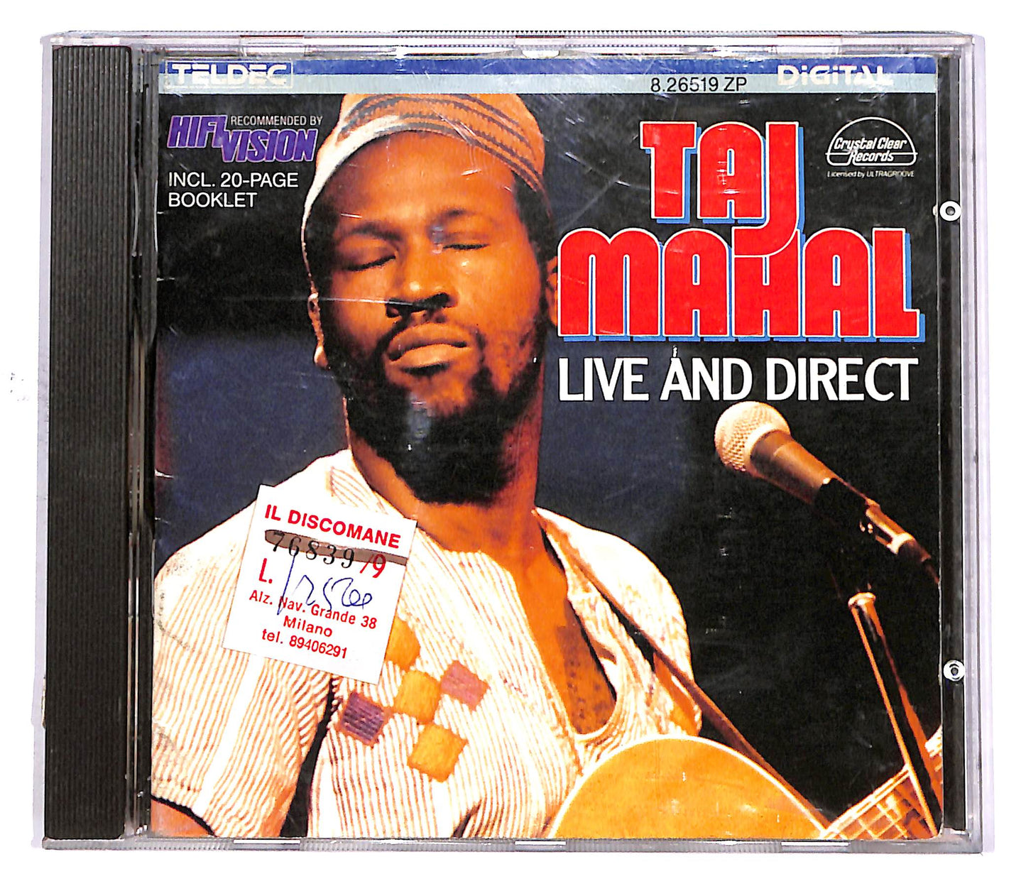 EBOND Taj Mahal - Live And Direct CD CD049250