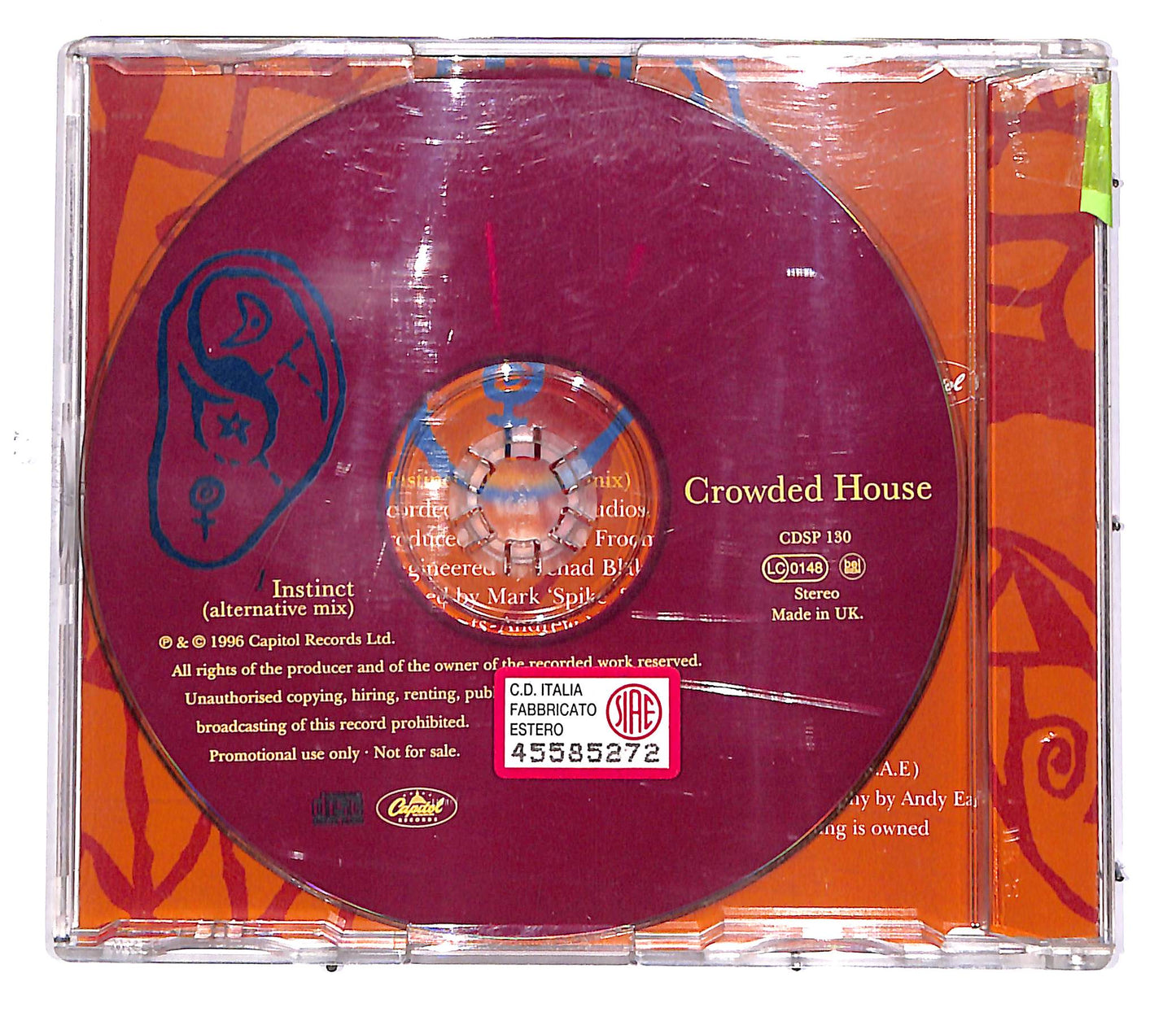 EBOND Crowded House - Instinct ( promo ) CD CD049345