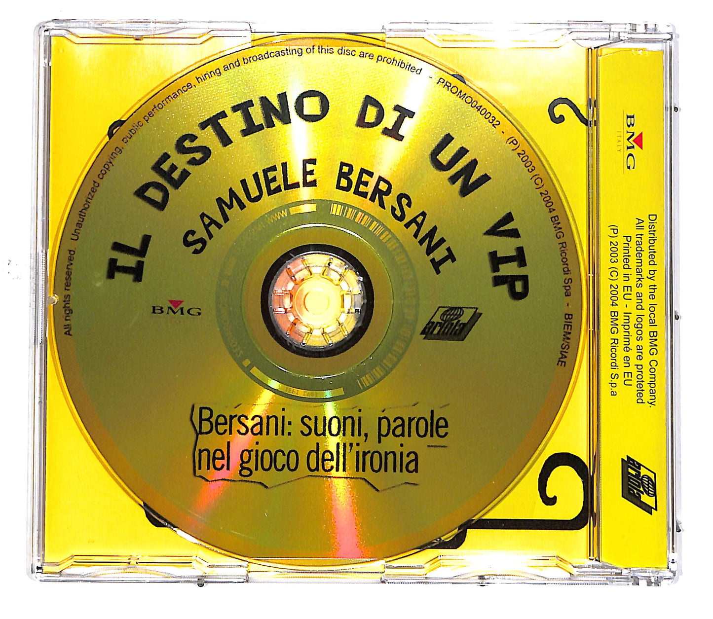EBOND Samuele Bersani - Il Destino Di Un Vip CD CD049373