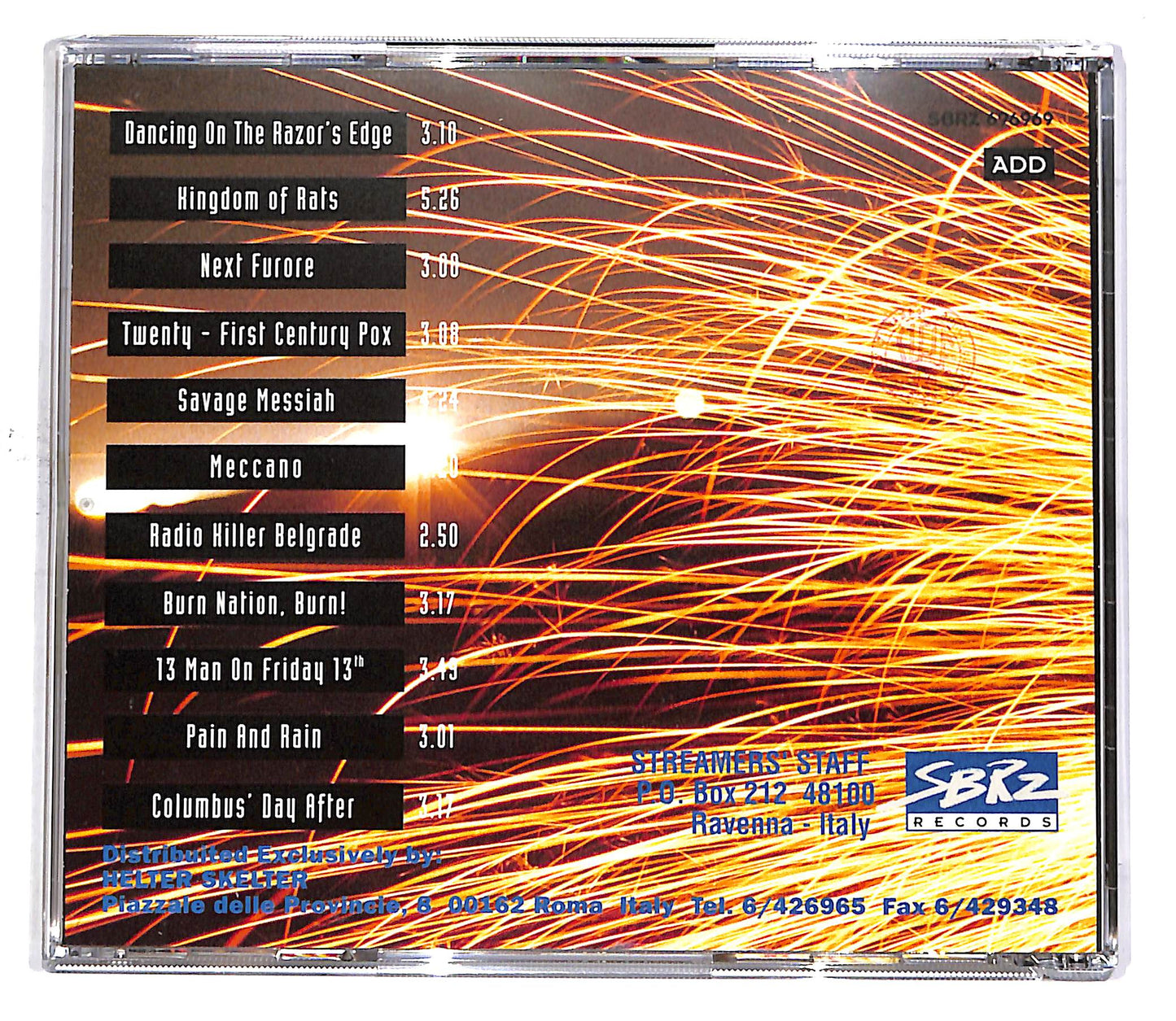EBOND The Streamers - Night Of Long Knives EDITORIALE CD CD049502