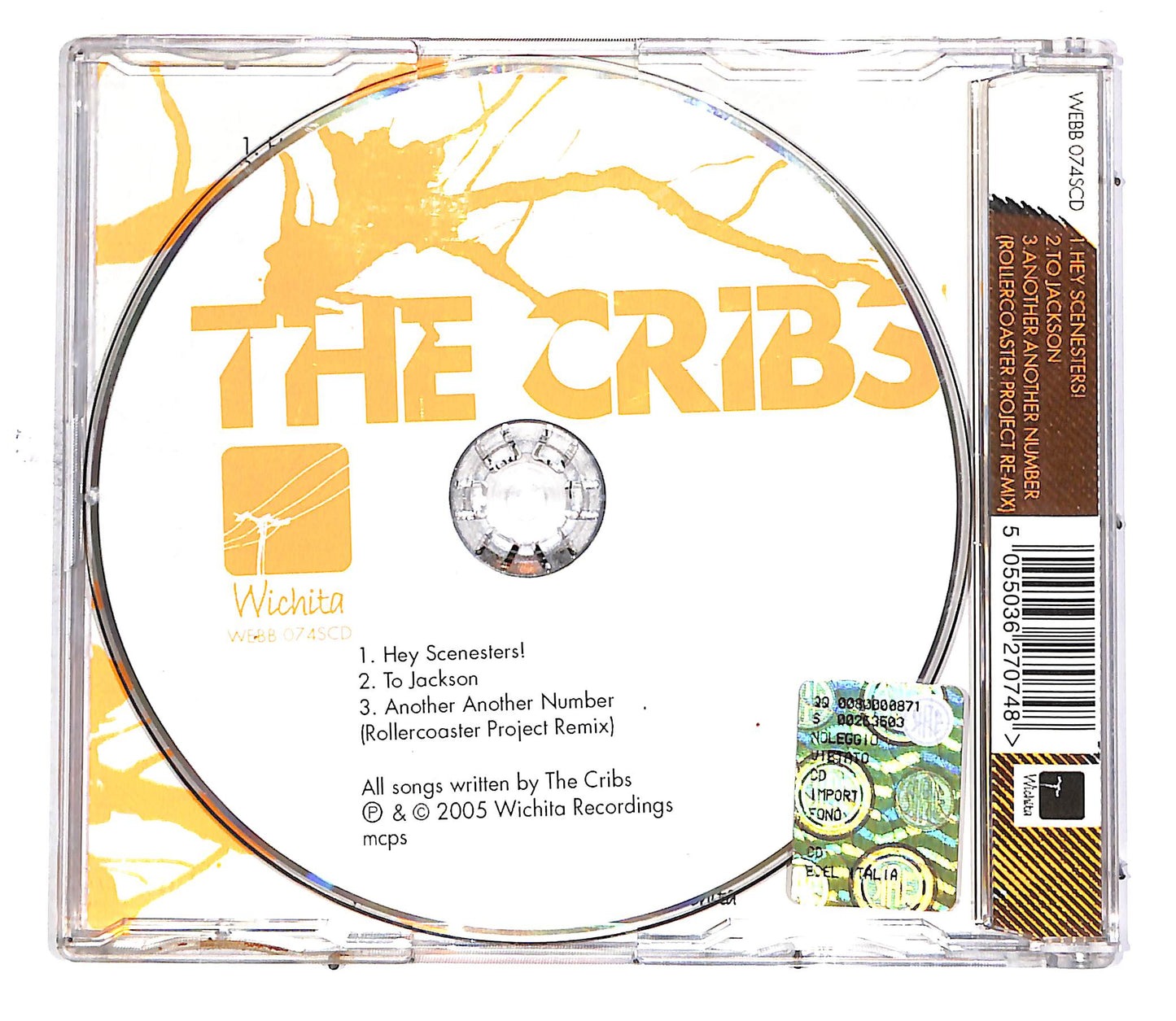 EBOND The Cribs - Hey Scenesters! CD CD049509