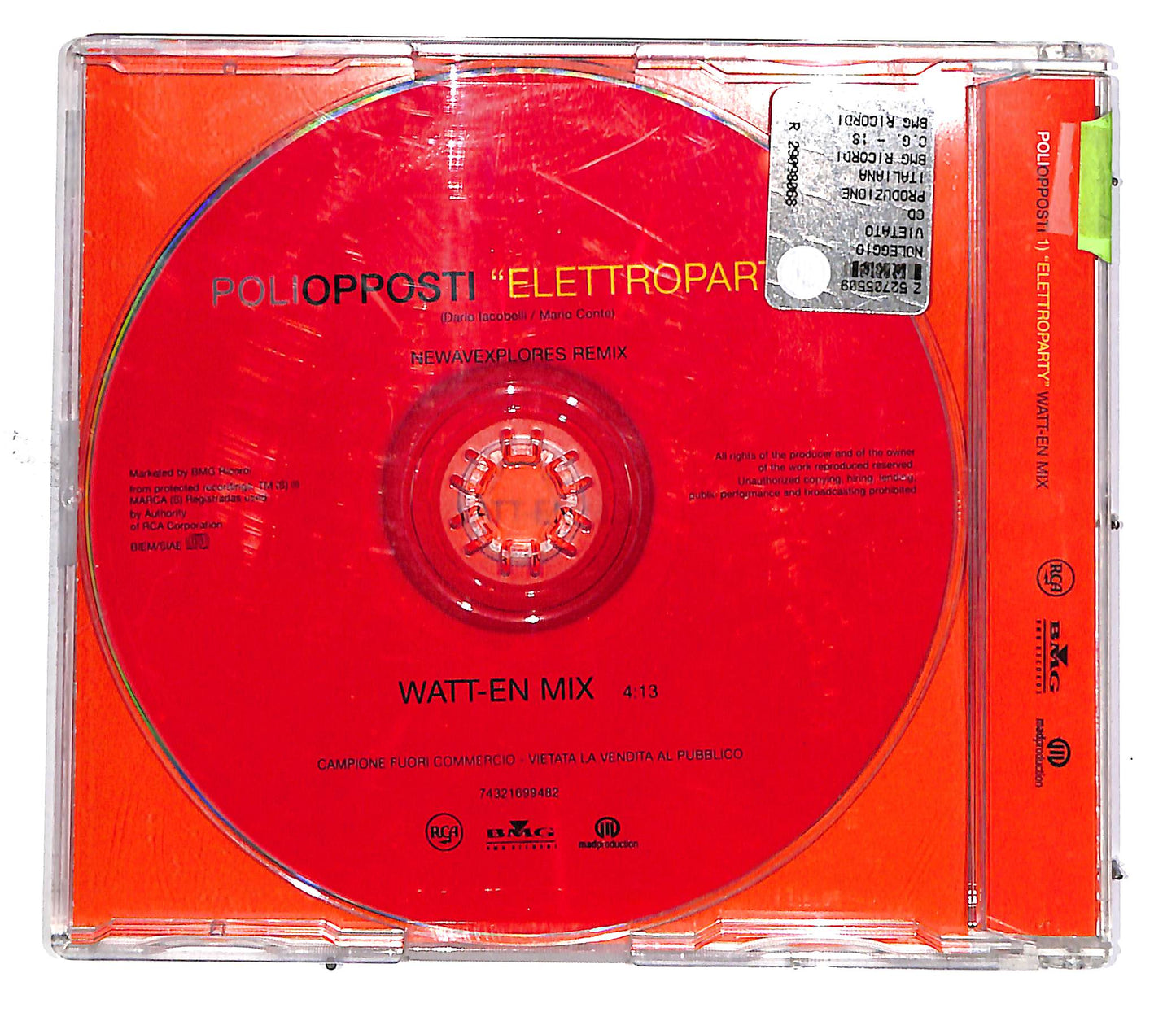 EBOND Poli Opposti - Elettroparty (Newavexplorers Remix) CD CD049519