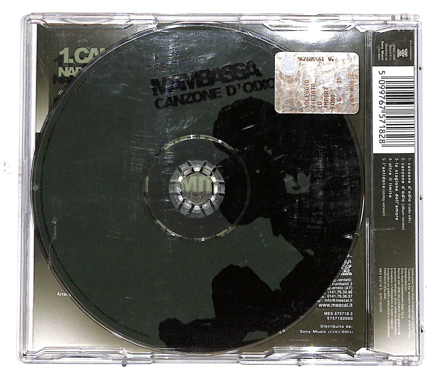 EBOND Mambassa - Canzone D'Odio CD CD049520