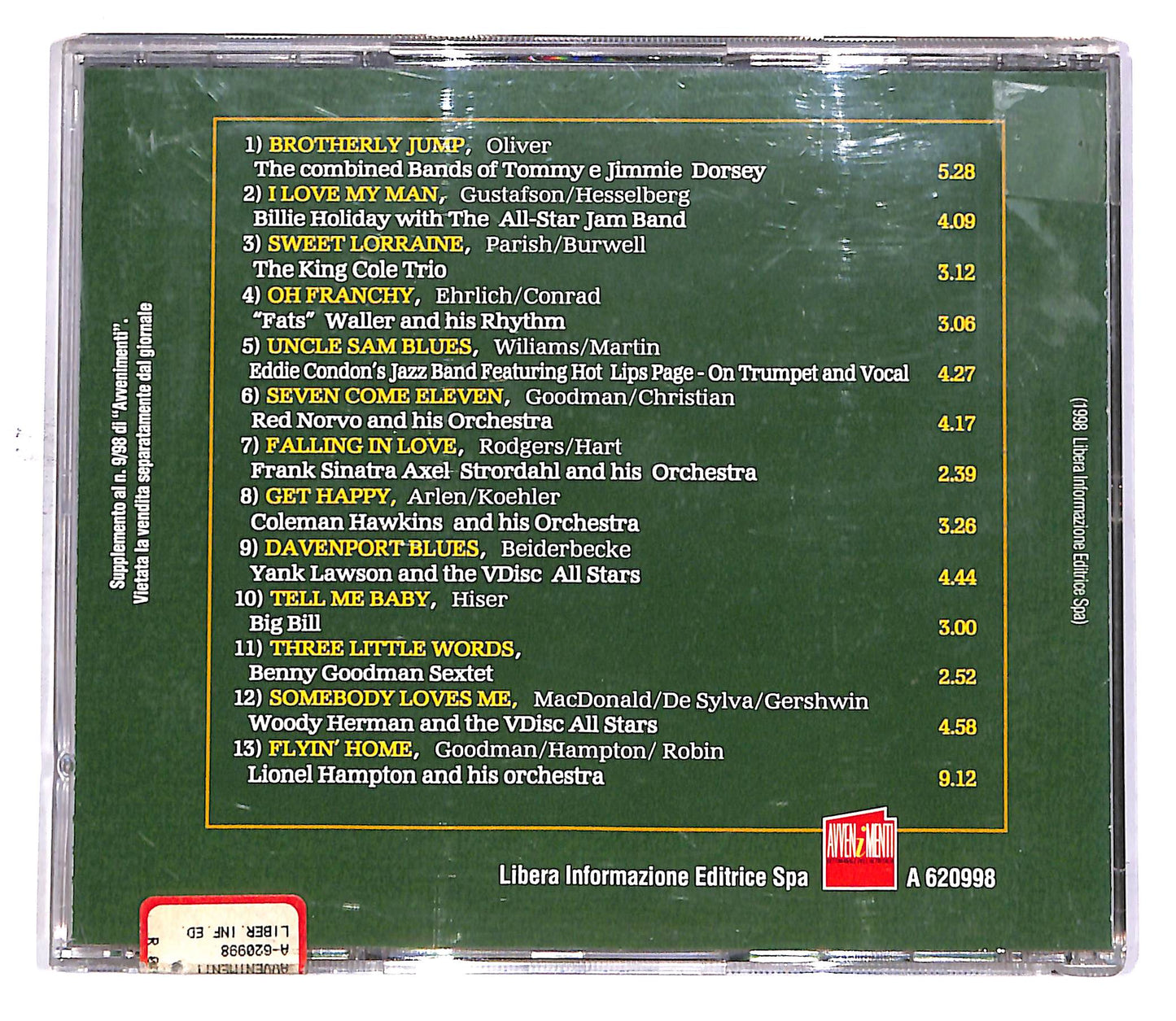 EBOND Various - Swing Era (Le Grandi Band Le Grandi Voci) EDITORIALE CD CD049544