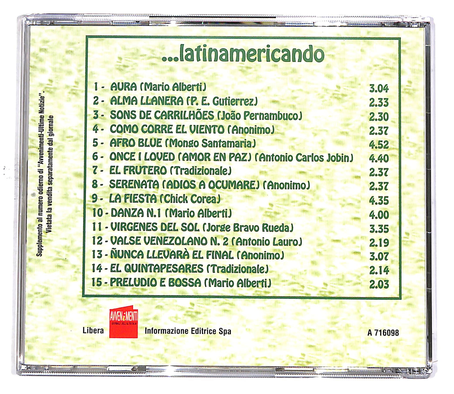 EBOND Flachibo - Latinamericando EDITORIALE CD CD049559