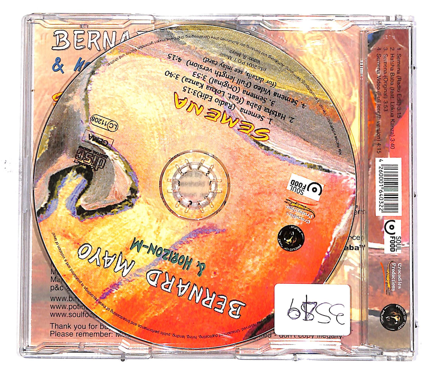 EBOND Bernard Mayo - Semena CD CD049564