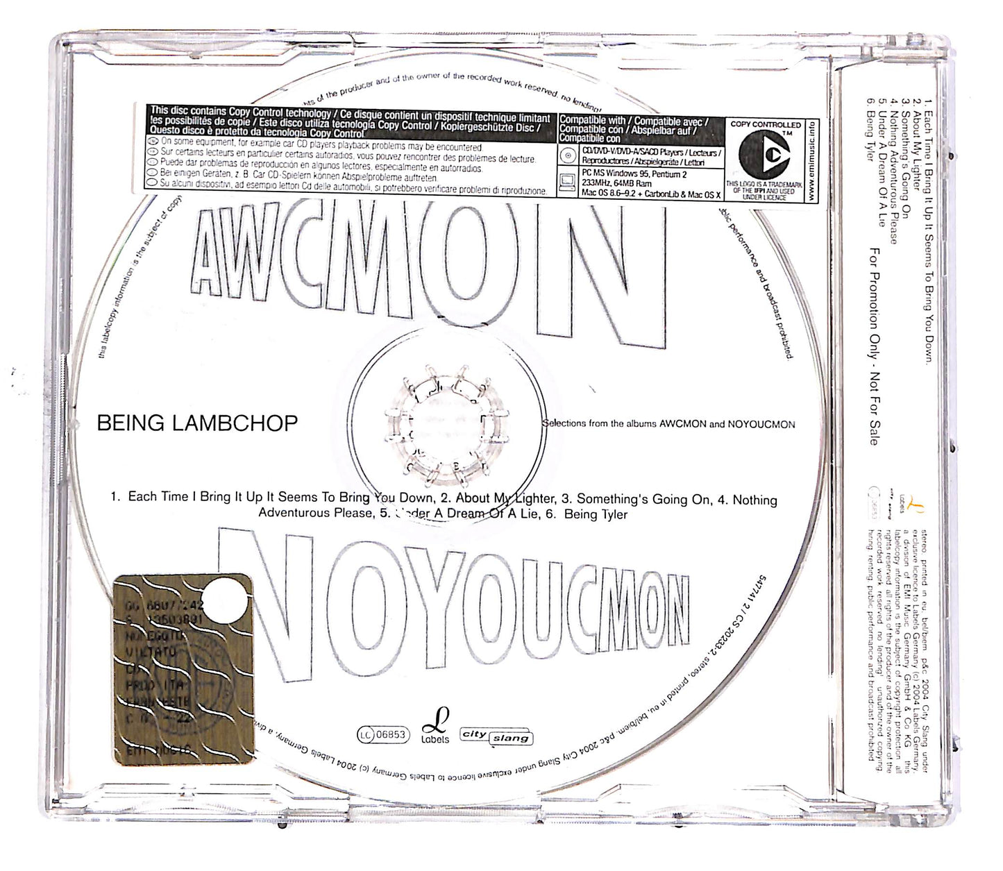 EBOND Lambchop - Selections From The Albums AWCMON And NOYOUCMON CD CD049607