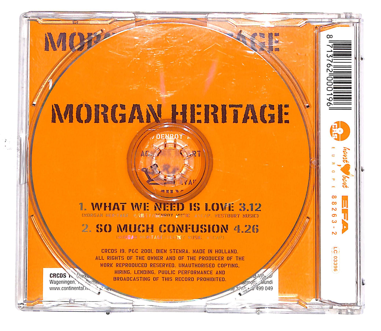 EBOND Morgan Heritage - What We Need Is Love CD CD049626