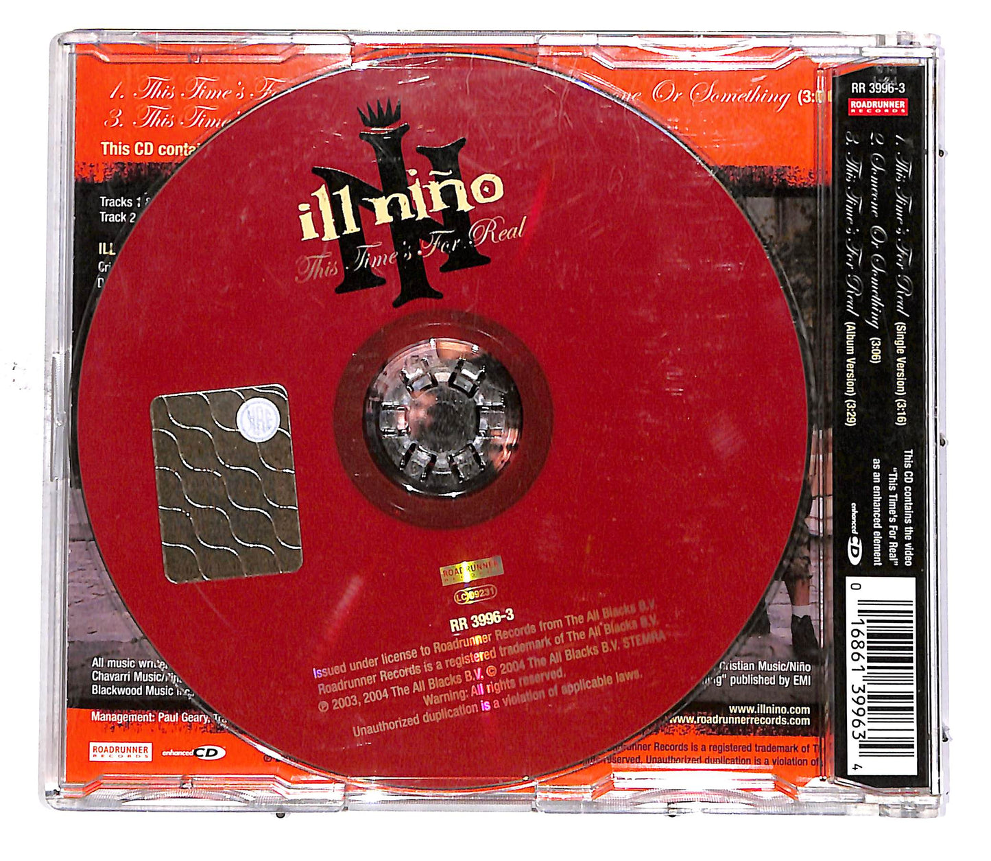 EBOND Ill Nino - This Time's For Real CD CD049628