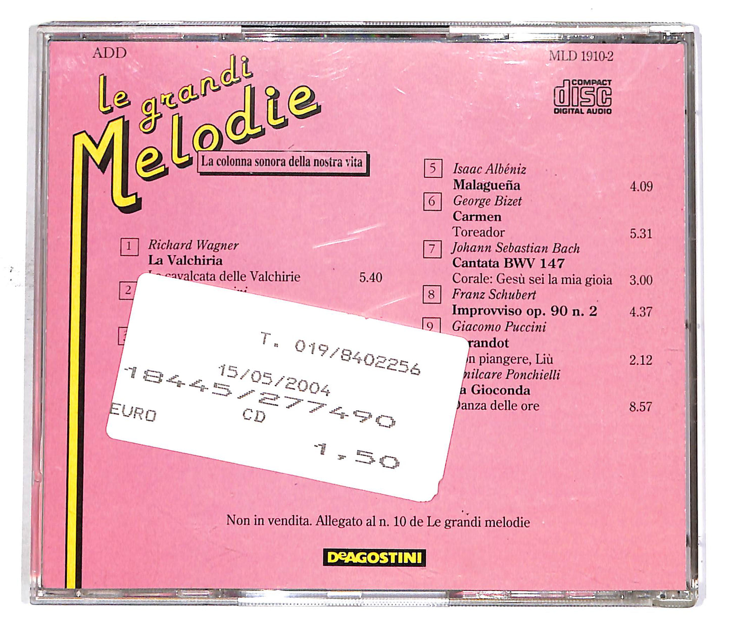 EBOND Various - Le Grandi Melodie Vol.10 EDITORIALE CD CD049642
