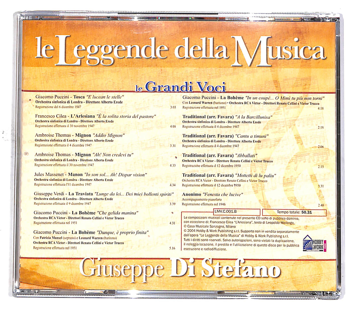 EBOND Giuseppe di Stefano - Le Grandi Voci EDITORIALE CD CD049660