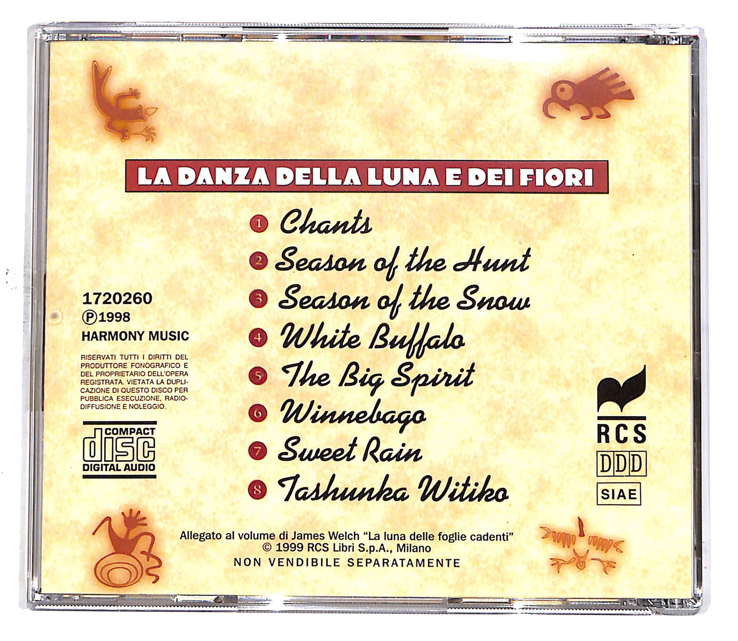 EBOND Various - La Danza Della Luna E Dei Fiori EDITORIALE CD CD049664