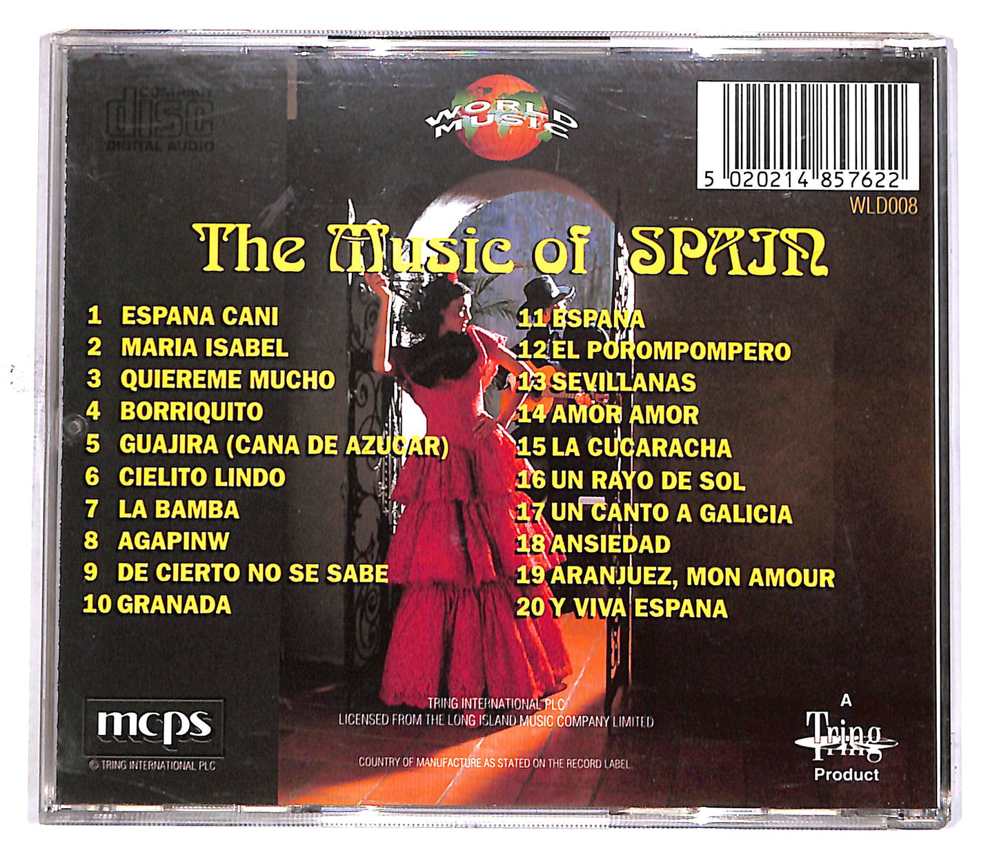 EBOND Various - The Music Of Spain CD CD049739