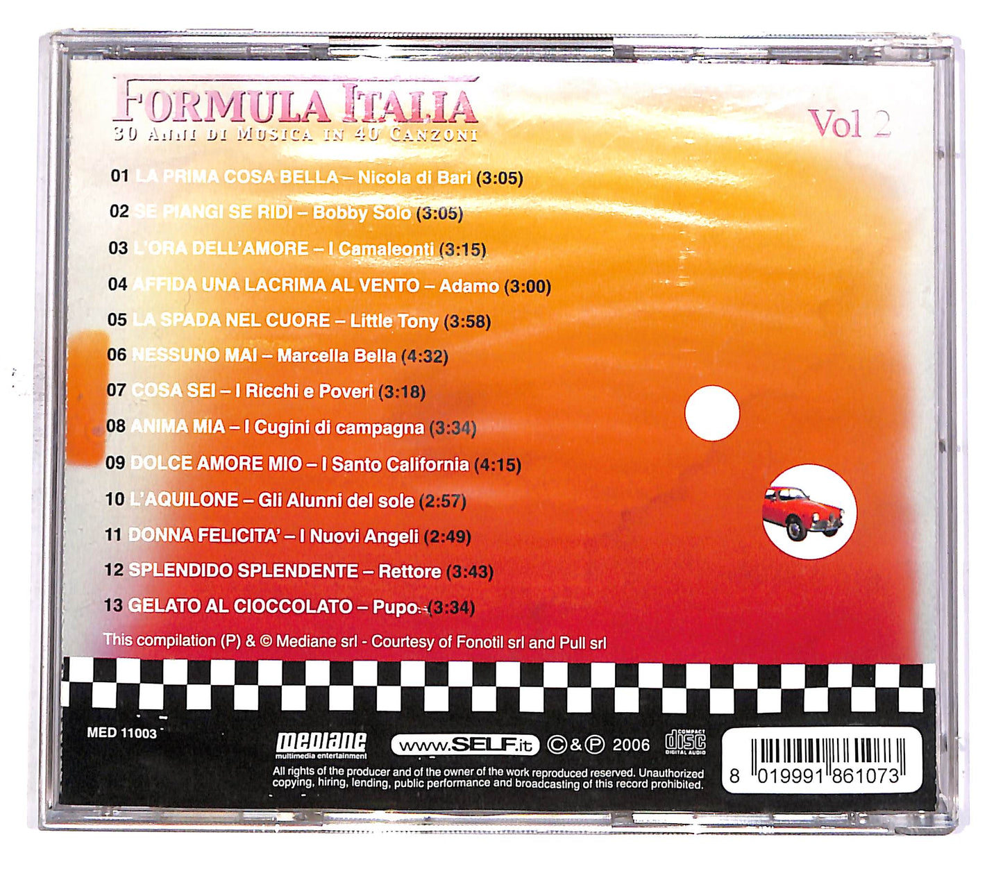 EBOND Various - Formula Italia 2 EDITORIALE CD CD049740