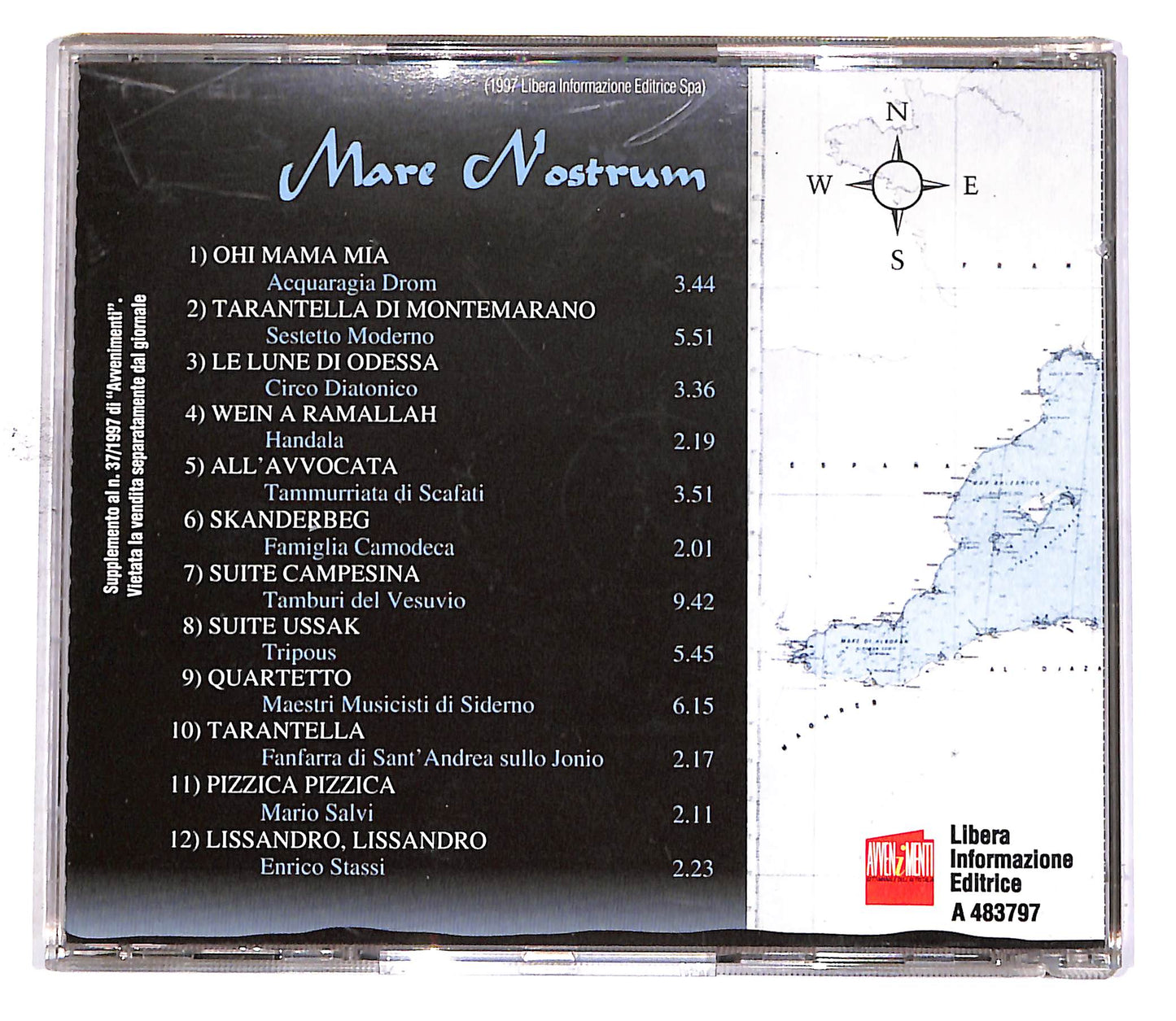 EBOND Various - Mare Nostrum EDITORIALE CD CD049749