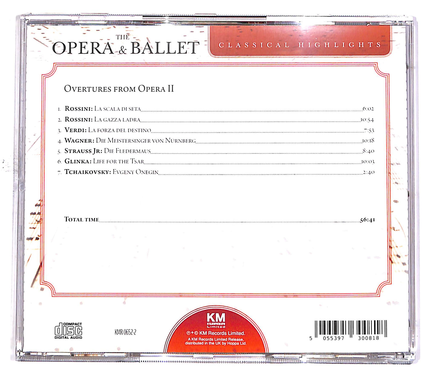 EBOND Various - The Opera & Ballet - Overtures From Opera II CD CD049754