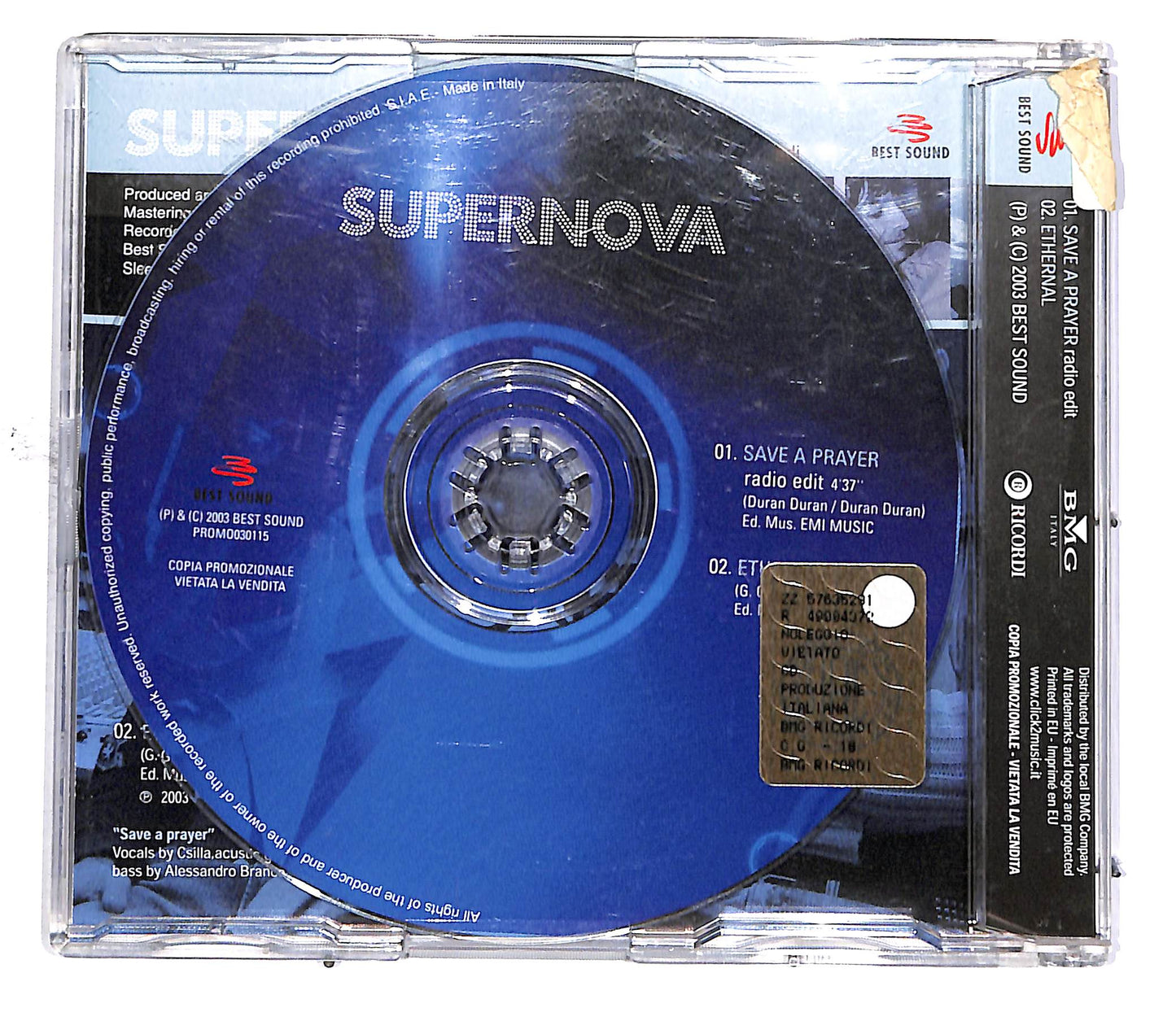 EBOND Supernova - Save A Prayer CD CD049815