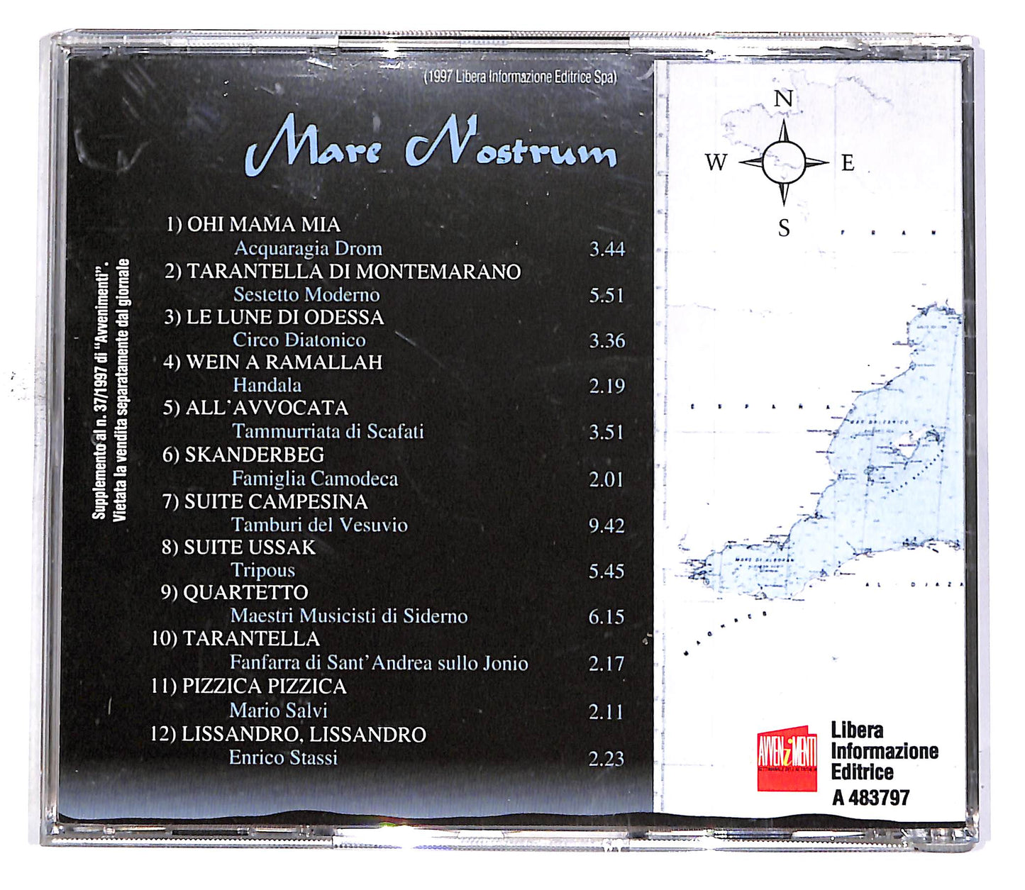 EBOND Various - Mare Nostrum EDITORIALE CD CD049817