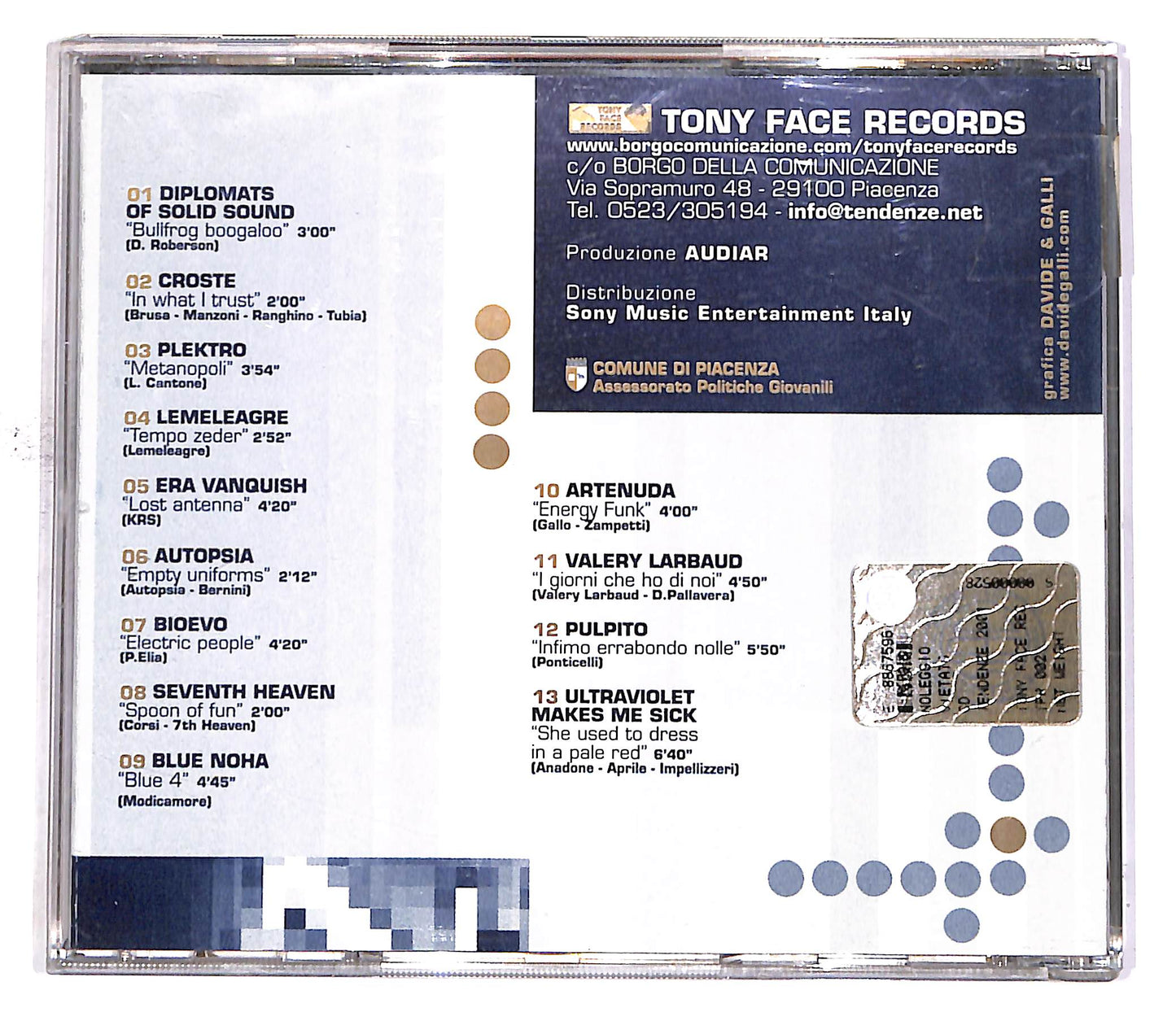 EBOND Various - Tendenze 2001 EDITORIALE CD CD049844