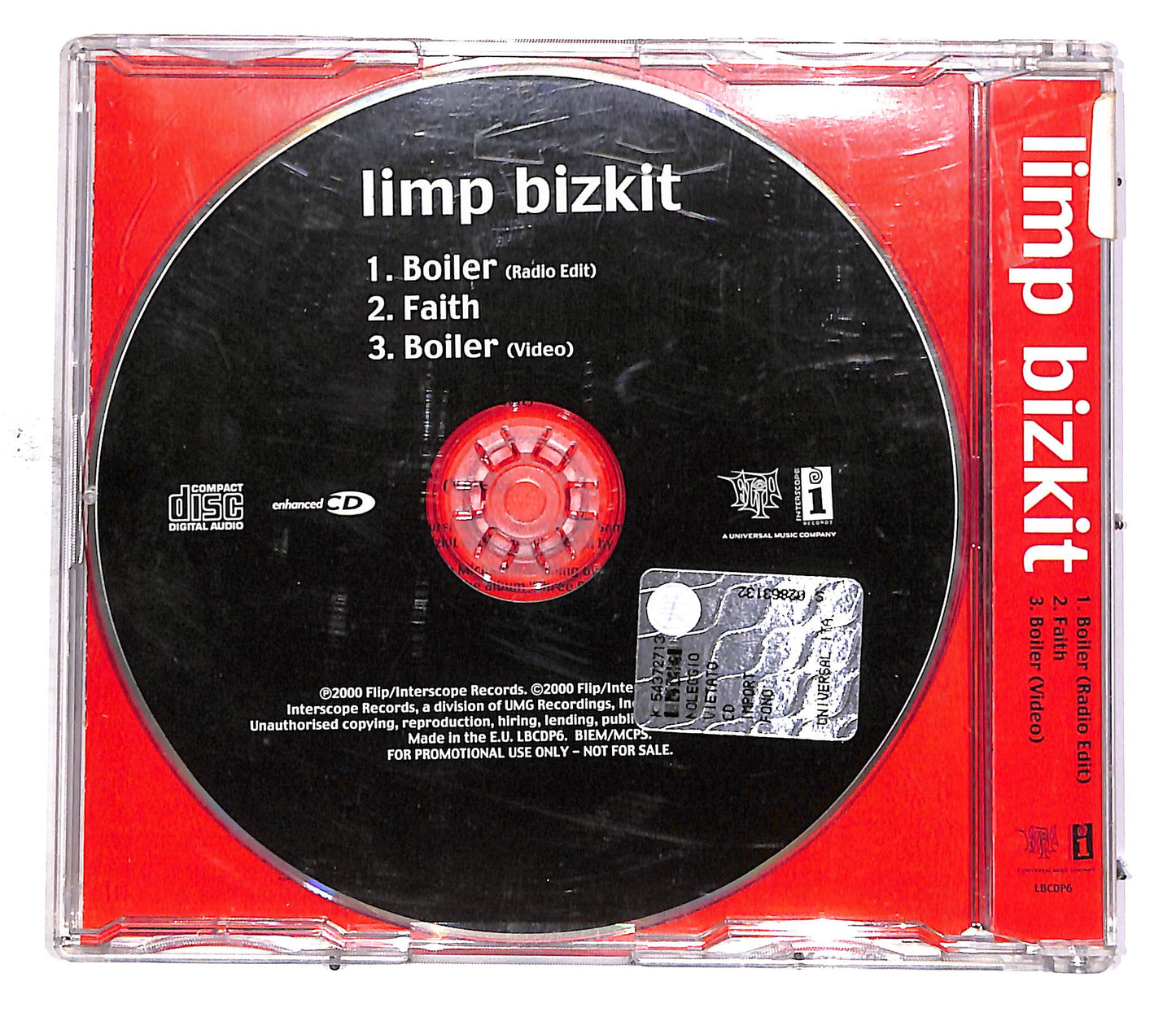 EBOND Limp Bizkit - Boiler PROMO CD CD049847