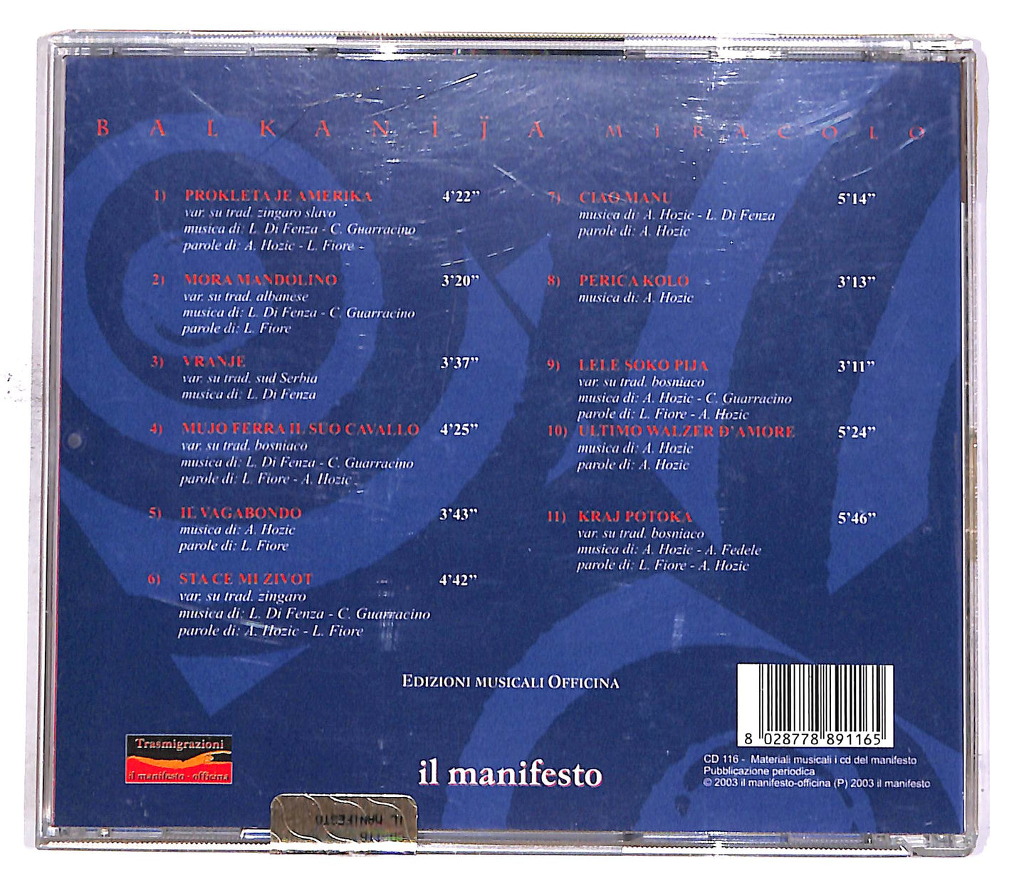 EBOND Balkanija - Miracolo CD CD049858