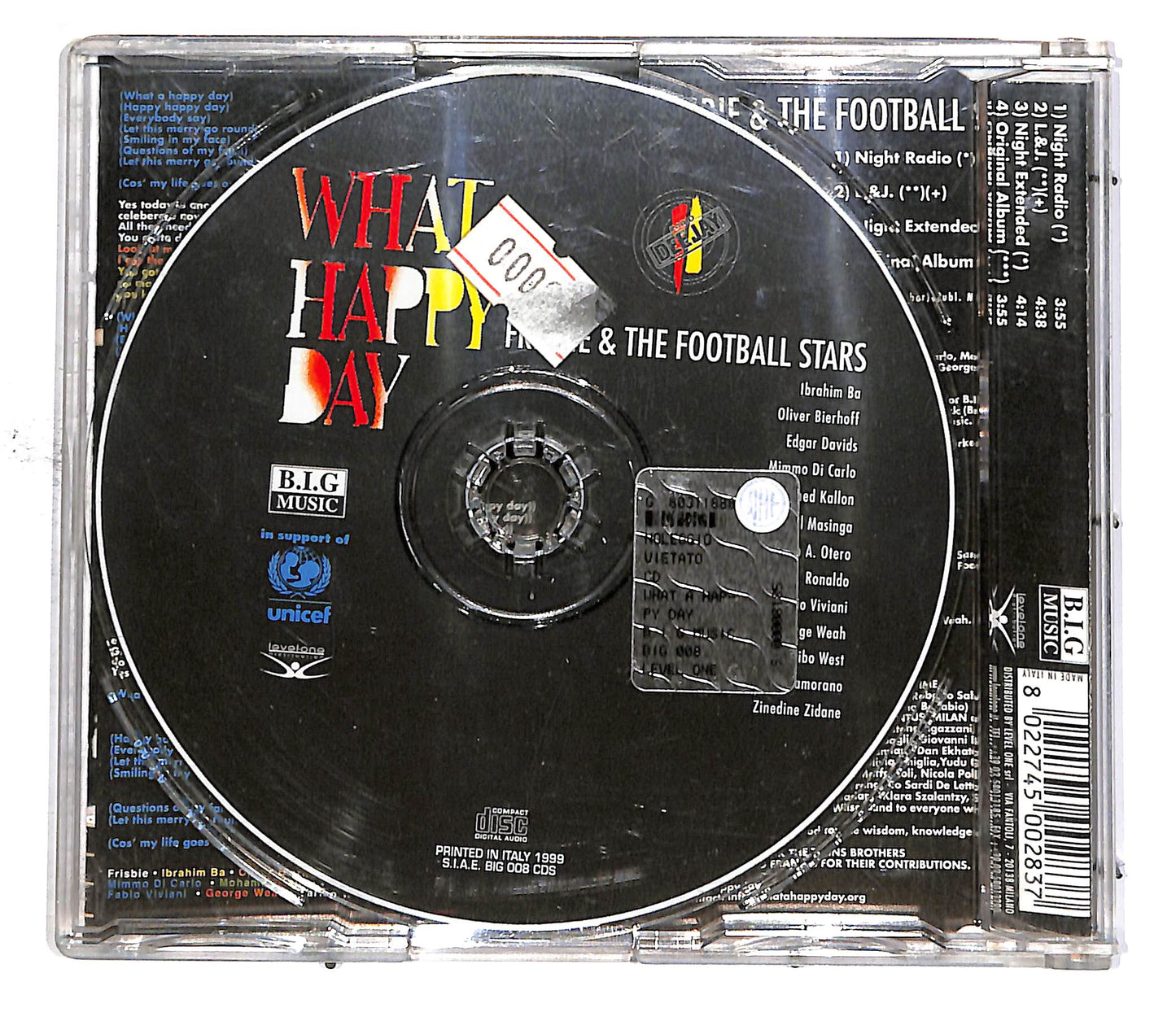 EBOND Frisbie & The Football Stars - What A Happy Day CD CD049873
