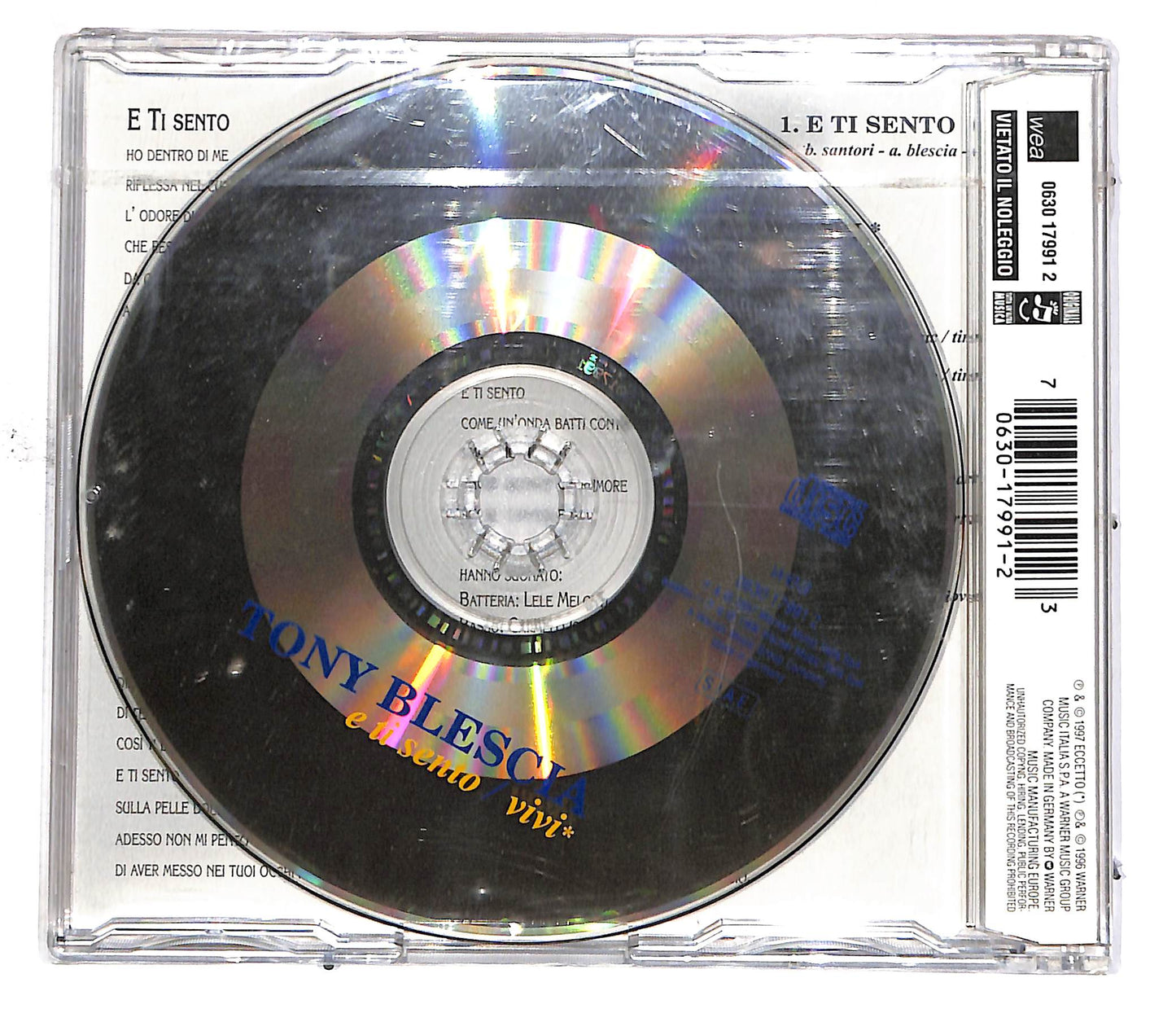 EBOND Tony Blescia - E Ti Sento CD CD049906