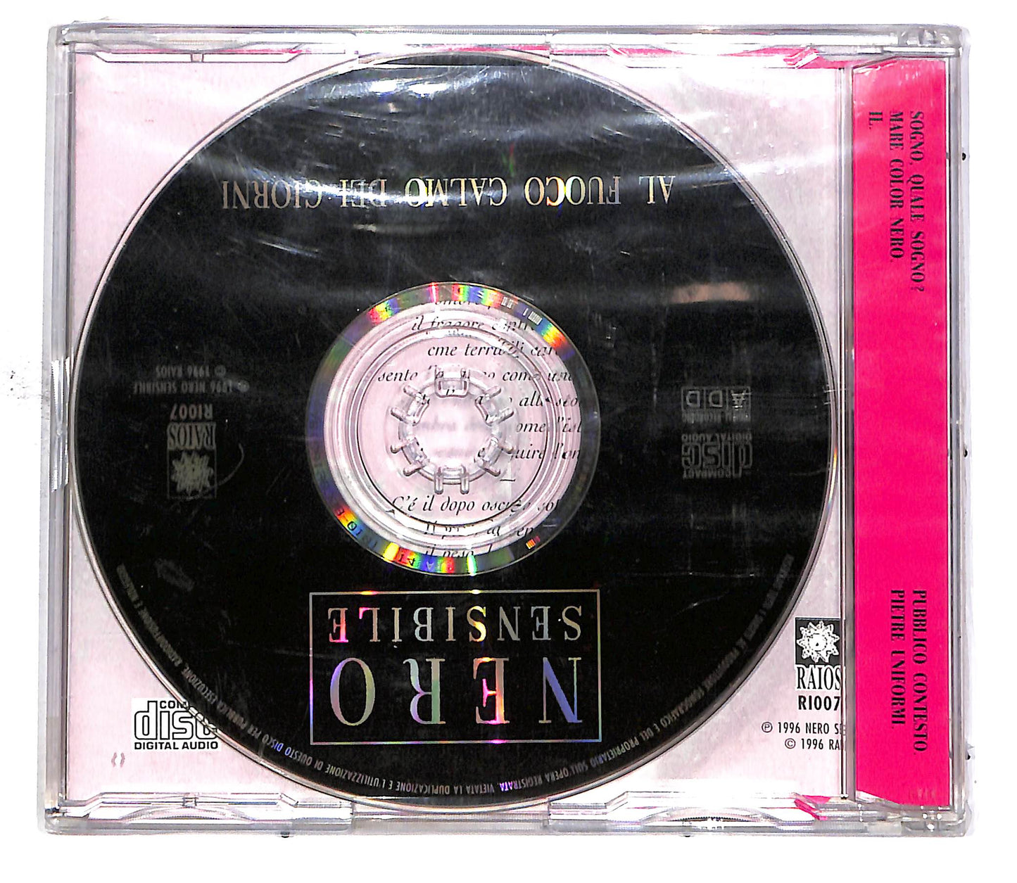 EBOND Nero Sensibile - Al Fuoco Calmo dei Giorni EDITORIALE CD CD049916
