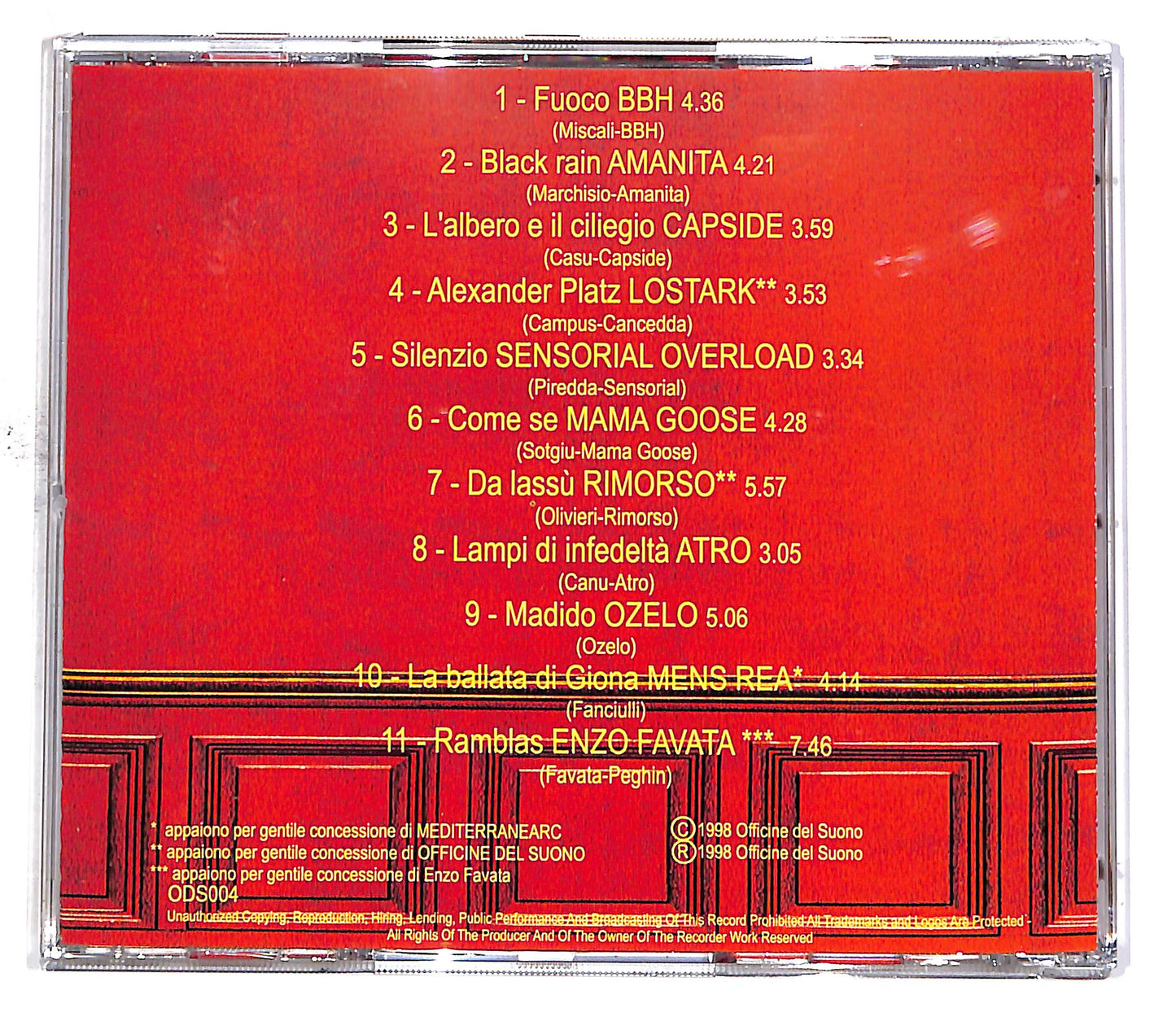 EBOND Various - Sersa 98 EDITORIALE CD CD049926