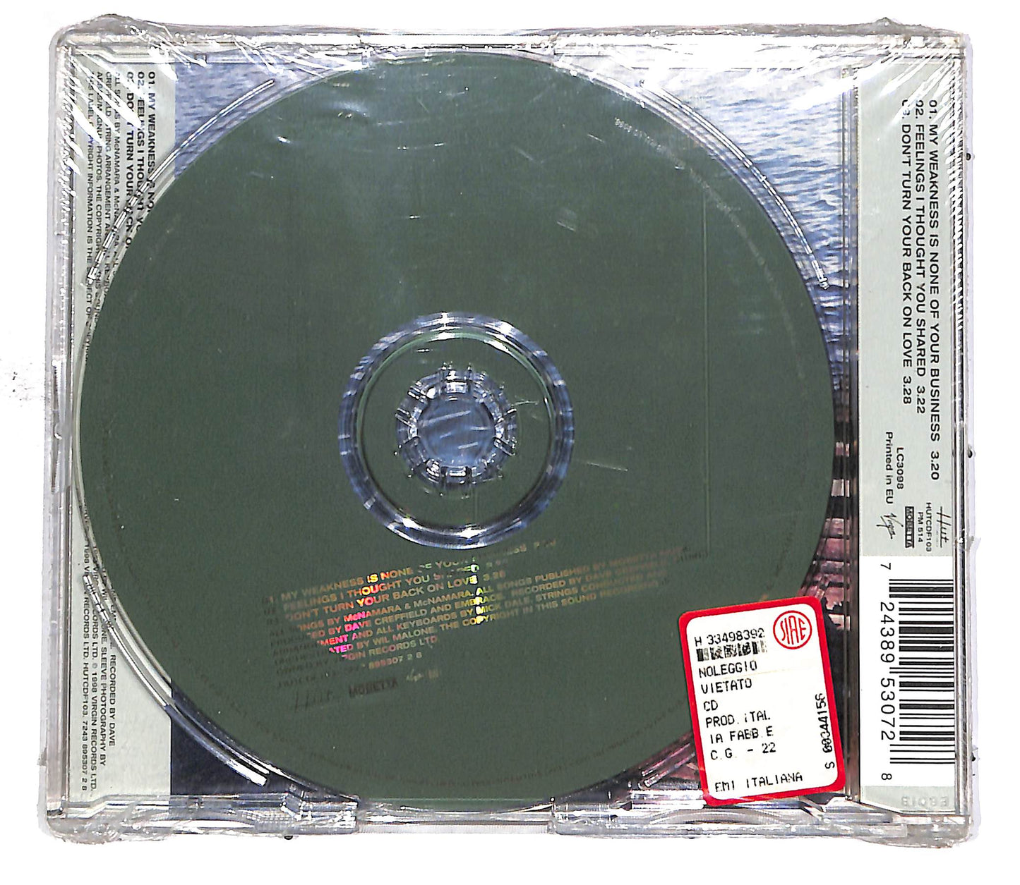 EBOND Embrace - My Weakness Is None Of Your Business CD CD049942