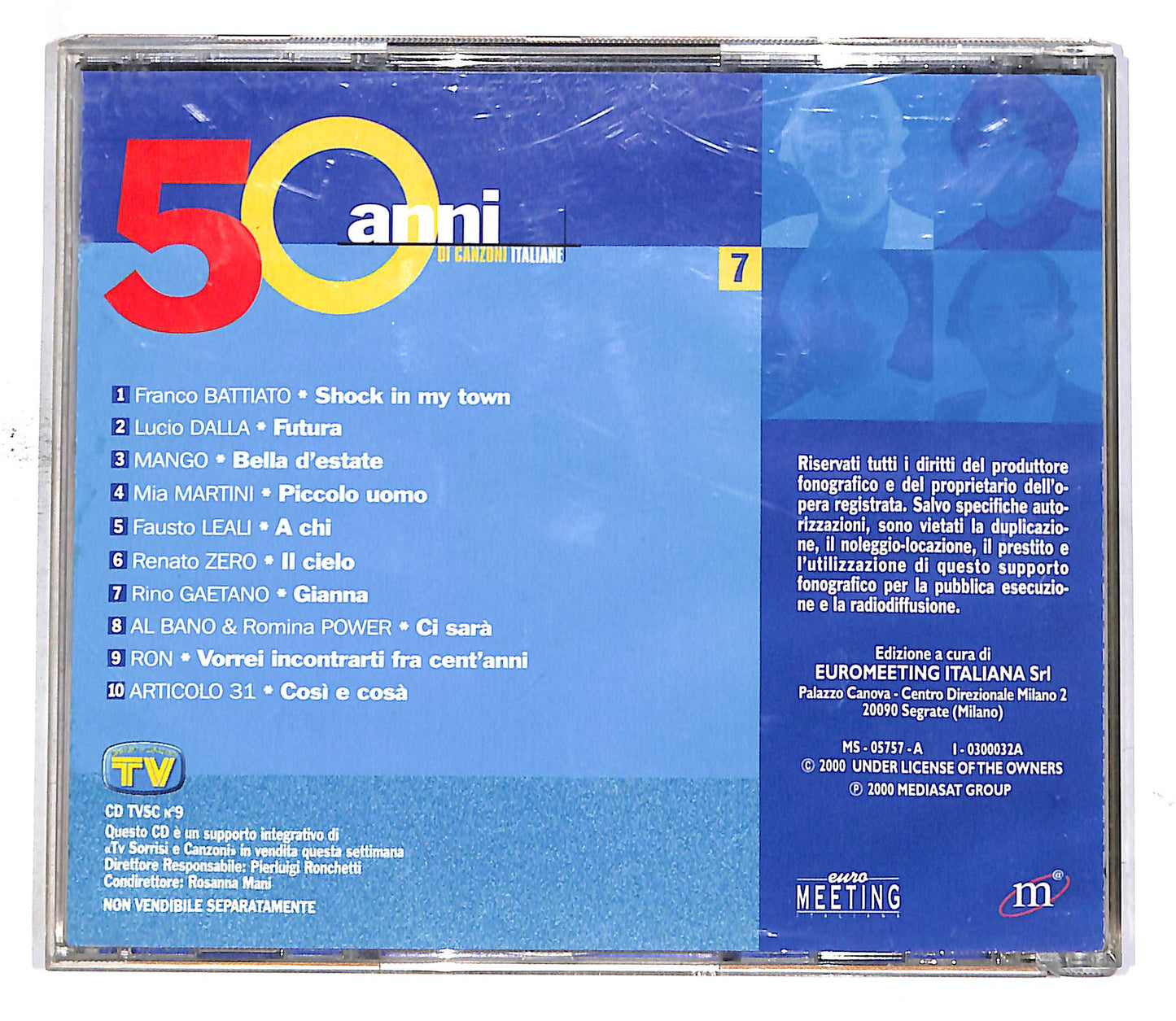 EBOND Various - 50 Anni Di Canzoni Italiane 7 EDITORIALE CD CD049968