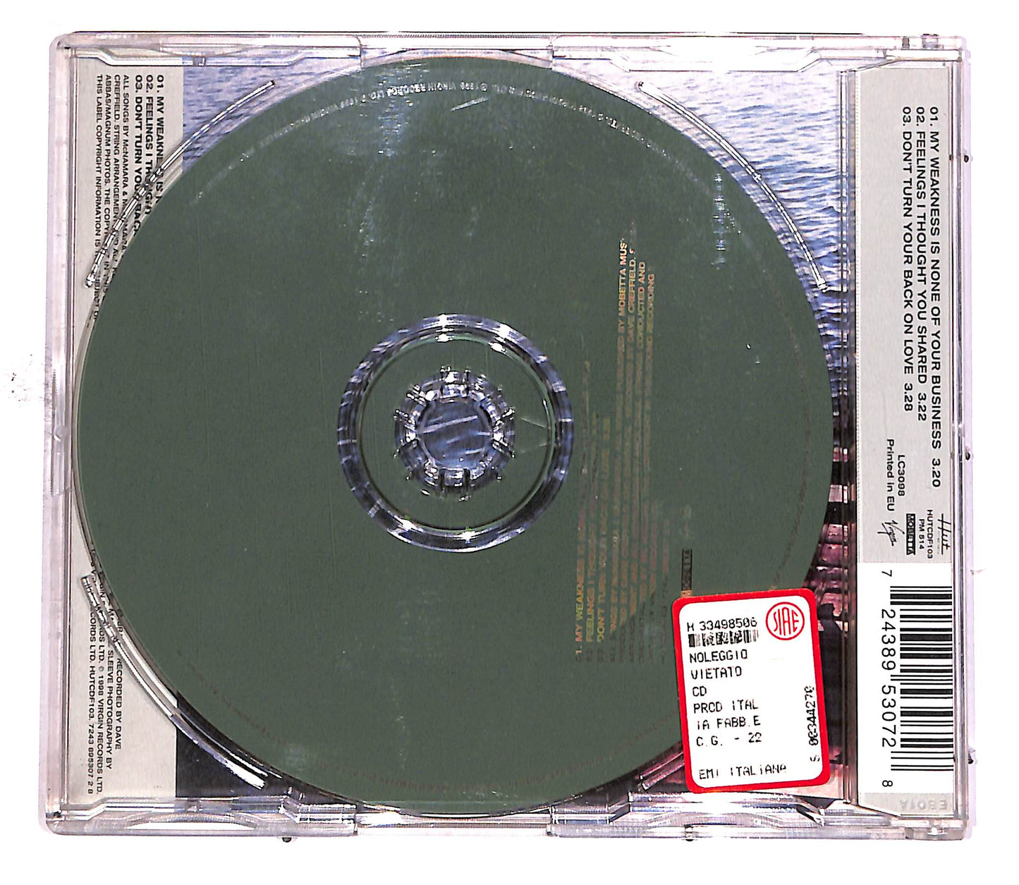 EBOND Embrace - My Weakness Is None Of Your Business CD CD050020
