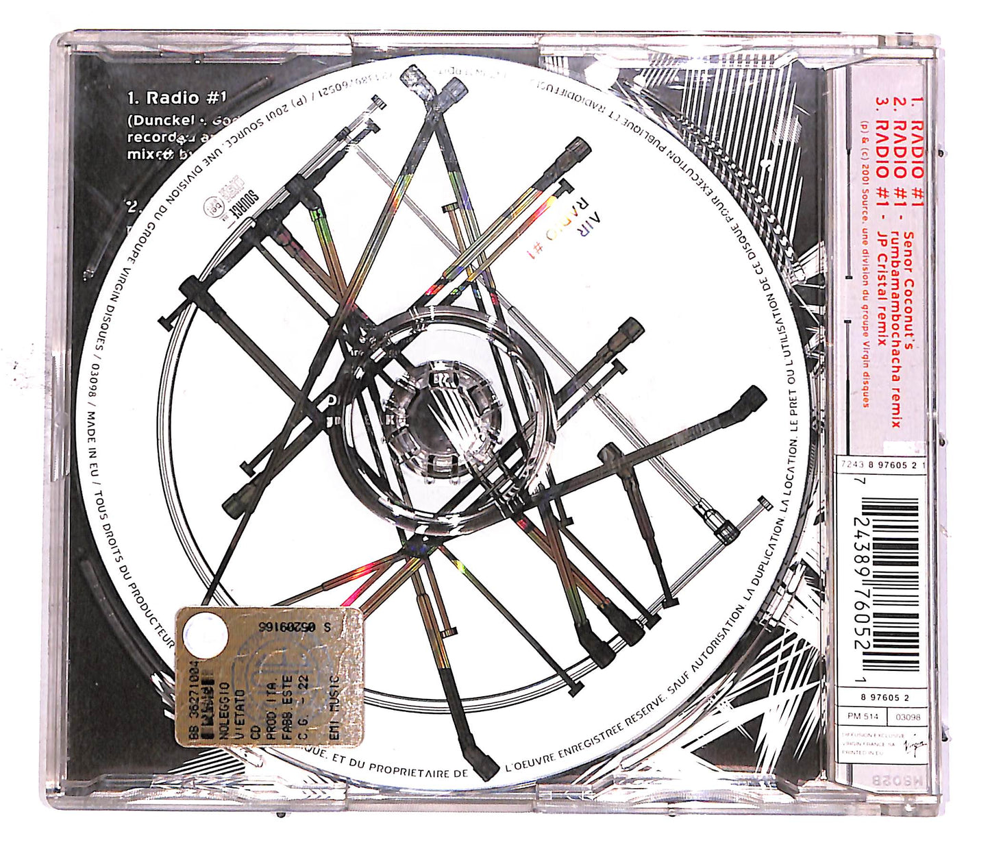 EBOND AIR - Radio #1 CD CD050021