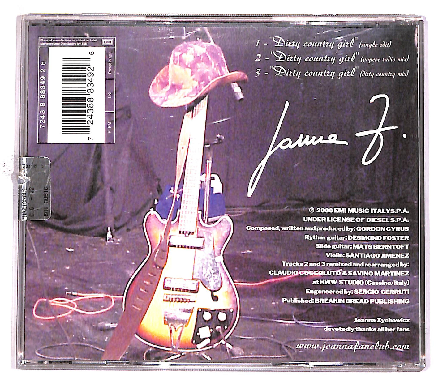 EBOND Joanna Zychowicz - Dirty Country Girl CD CD050031