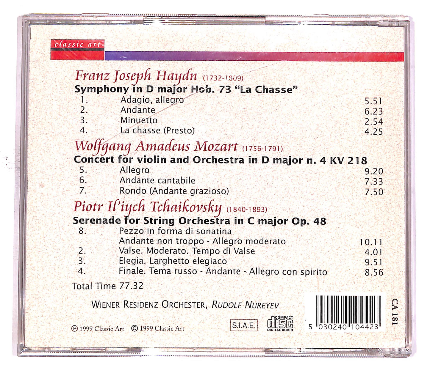 EBOND Haydn - Mozart - Tchaikovsky CD CD050047