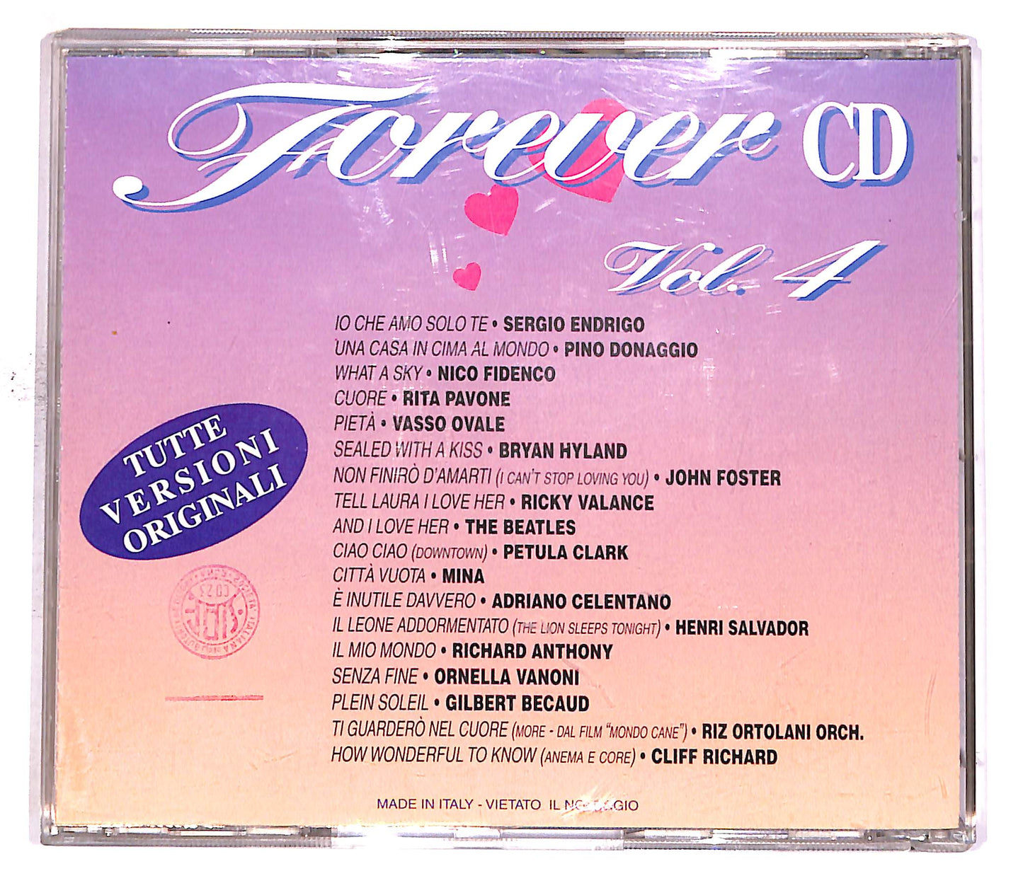 EBOND Various - Forever - Vol. 4 EDITORIALE CD CD050052