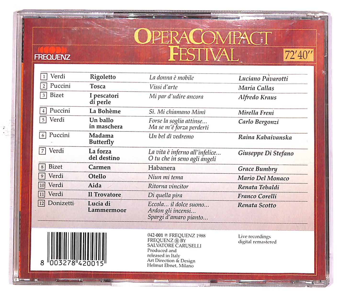 EBOND Various - OperaCompactFestival Vol.1 CD CD050061
