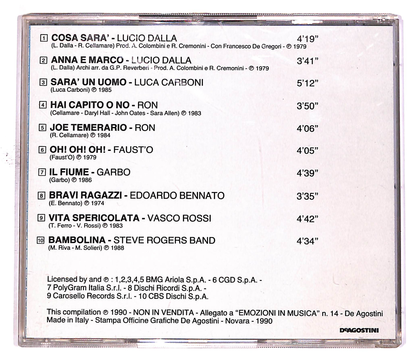 EBOND Various - Ragazzi Italiani EDITORIALE CD CD050065