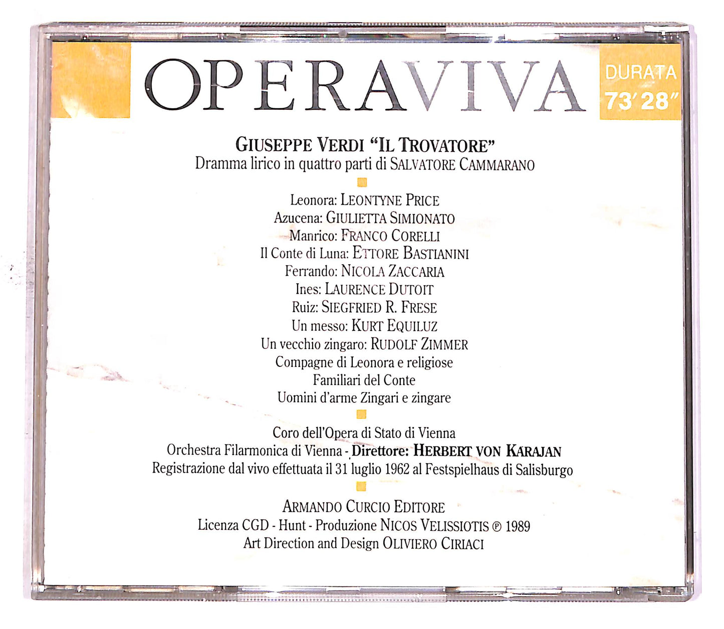 EBOND Giuseppe Verdi - Il Trovatore EDITORIALE CD CD050069