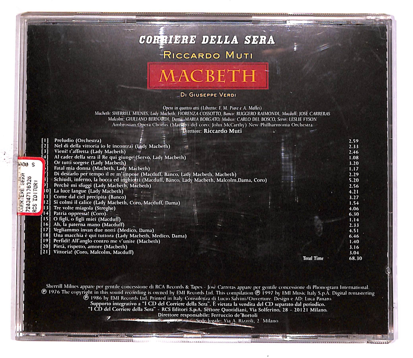 EBOND Giuseppe Verdi, Riccardo Muti - Macbeth EDITORIALE CD CD050112