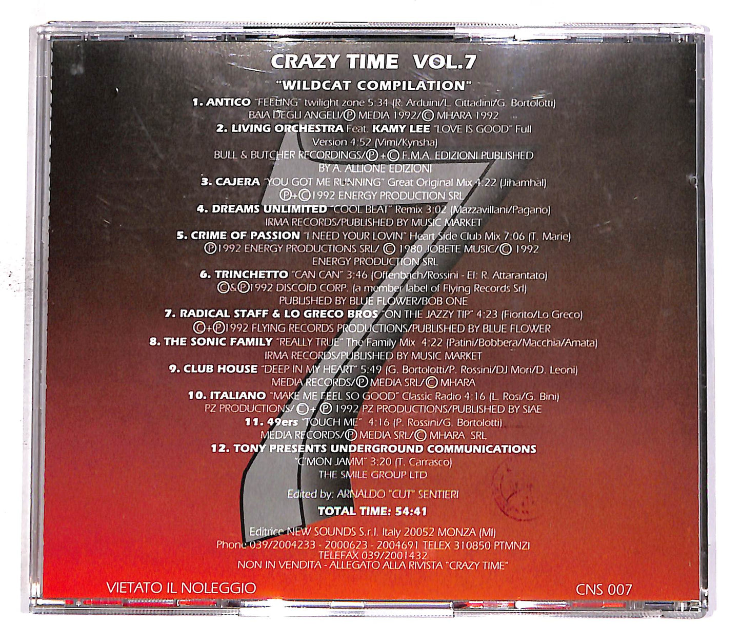 EBOND Various - Crazy Time Vol. 7 'Wildcat Compilation' EDITORIALE CD CD050222