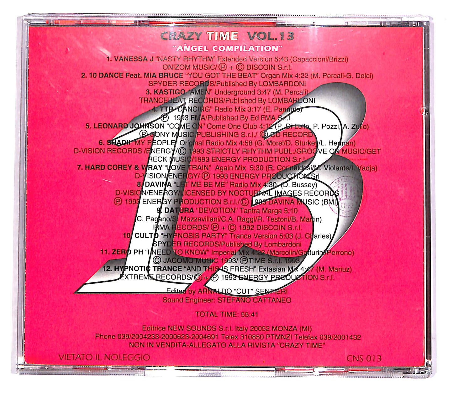 EBOND Various - Crazy Time Vol. 13 'Angel Compilation' EDITORIALE CD CD050227