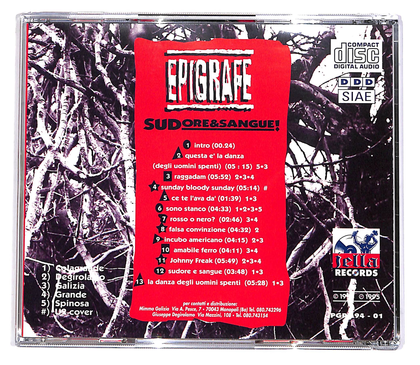 EBOND Epigrafe - Sud Ore & Sangue! EDITORIALE CD CD050262