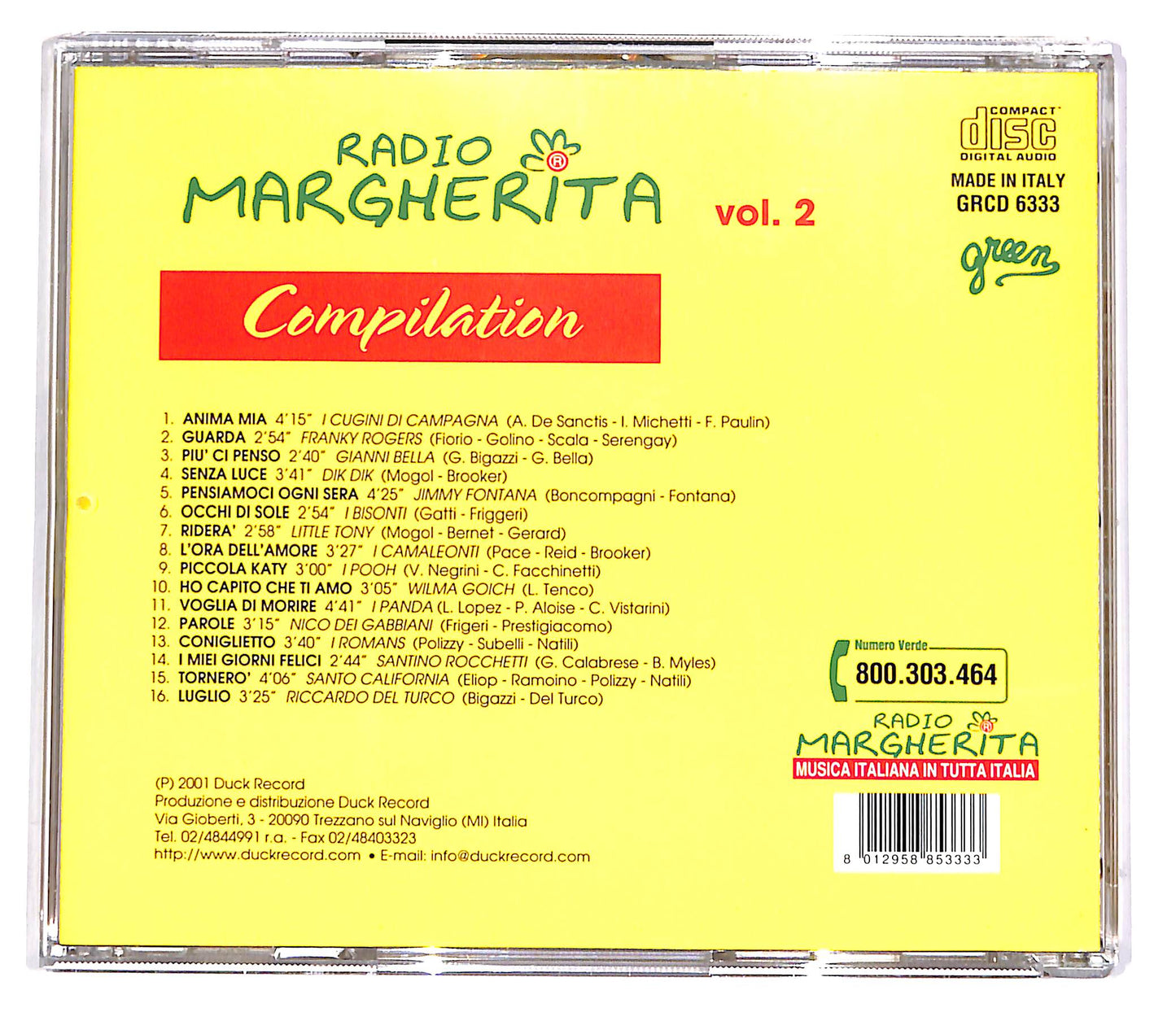 EBOND Various - Radio Margherita Compilation Vol. 2 CD CD050265