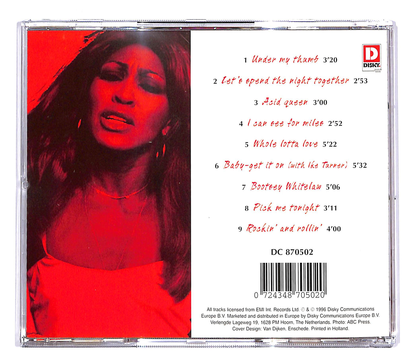 EBOND Tina Turner - Acid Queen CD CD050306