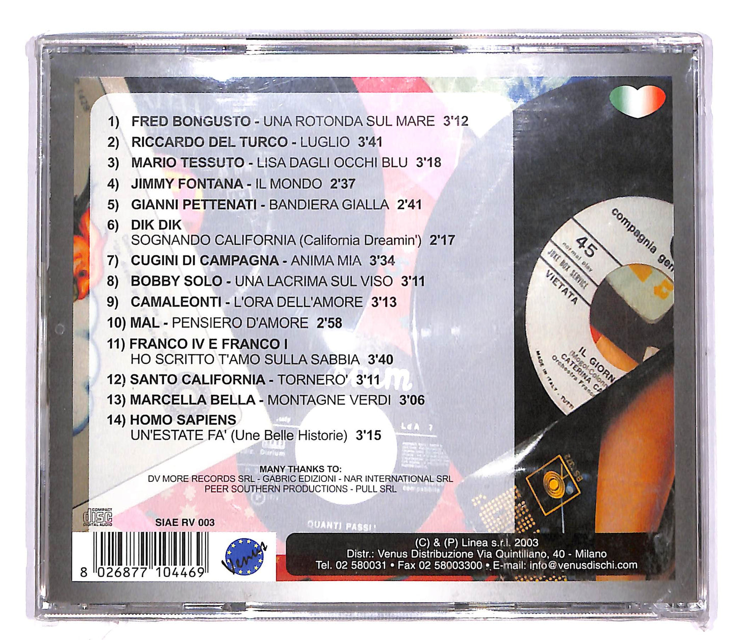 EBOND Various - Jukebox Italia 60,70 CD CD050313