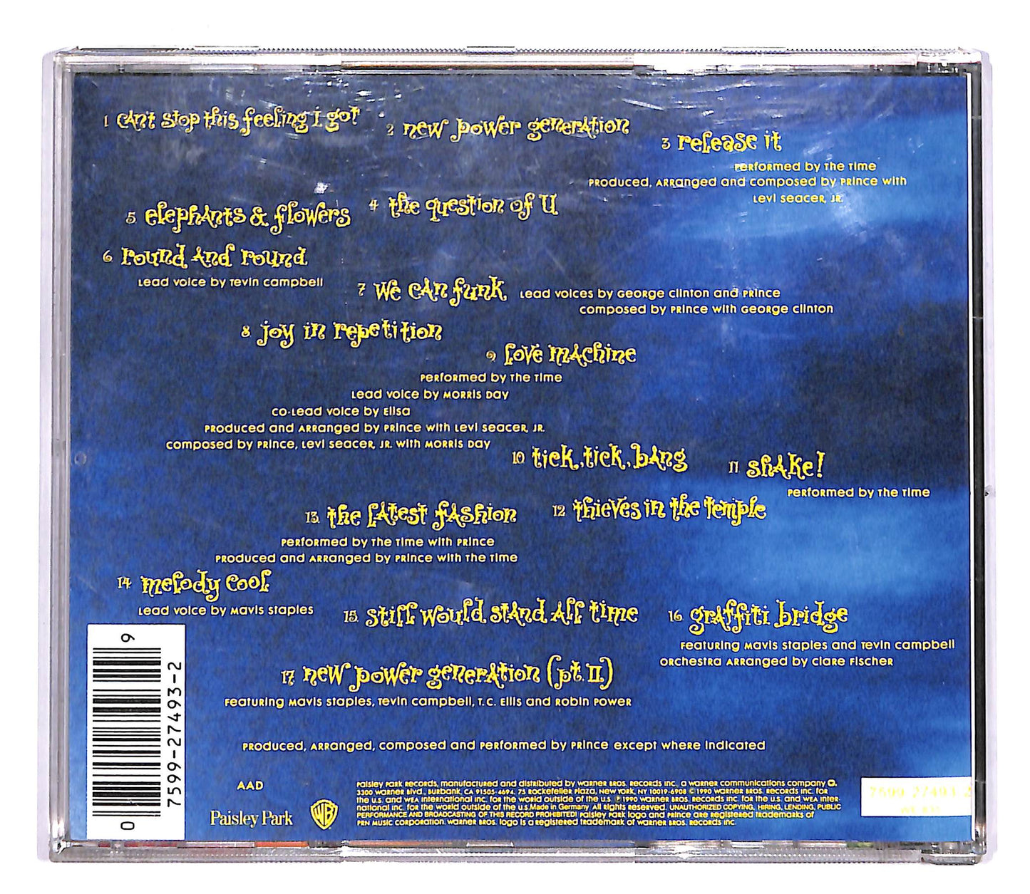 EBOND Prince - Graffiti Bridge CD CD050318